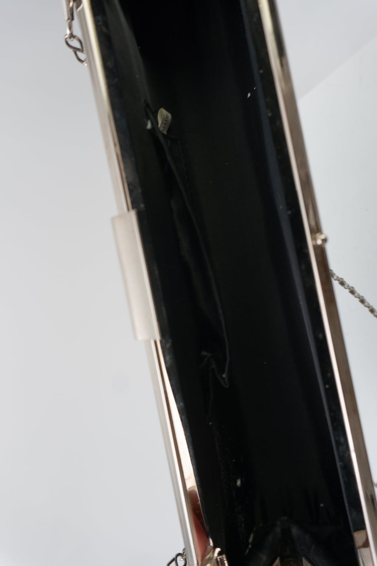 Vintage Long Black Clutch