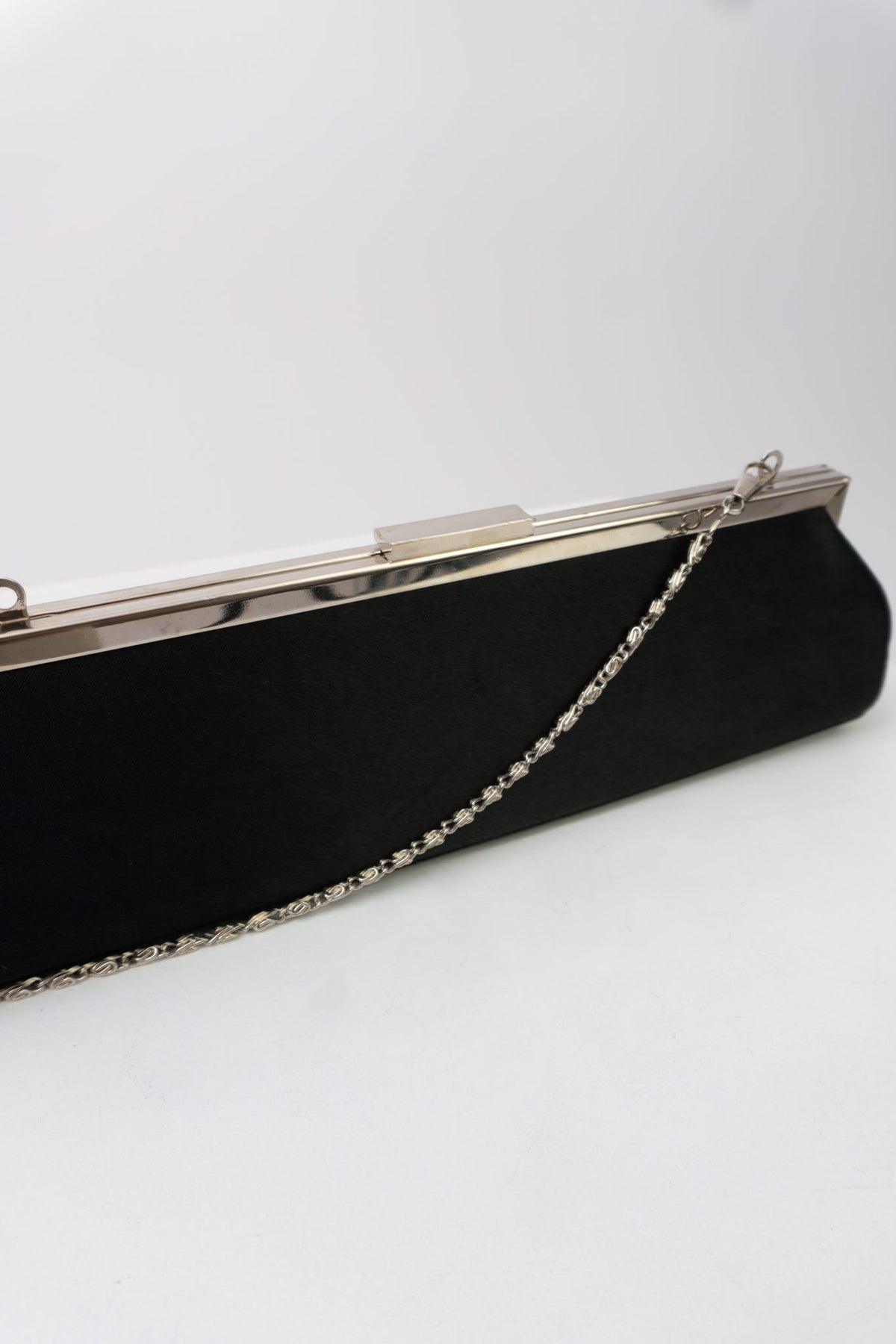 Vintage Long Black Clutch