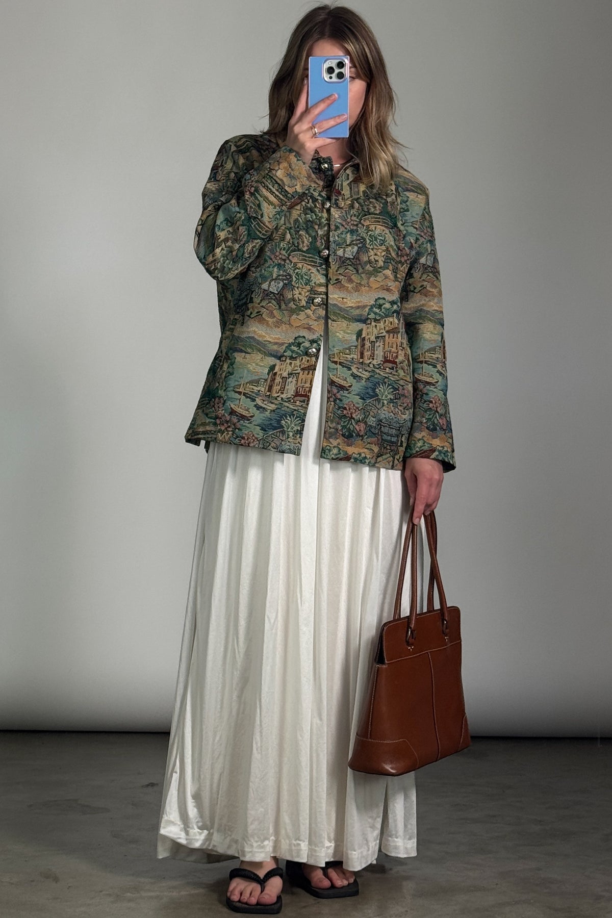 Vintage Country-Side Tapestry Jacket