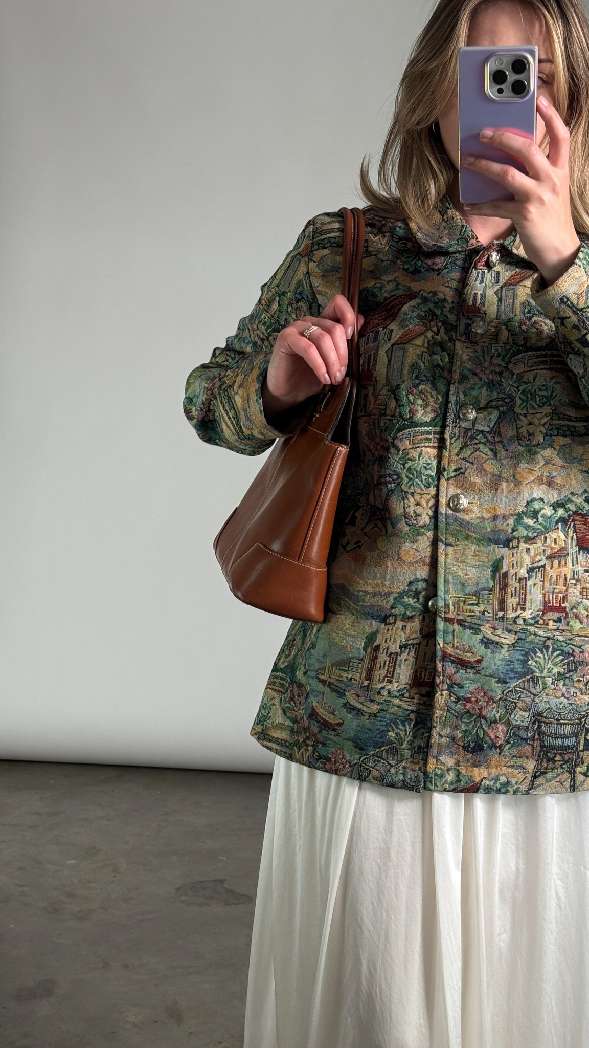 Vintage Country-Side Tapestry Jacket
