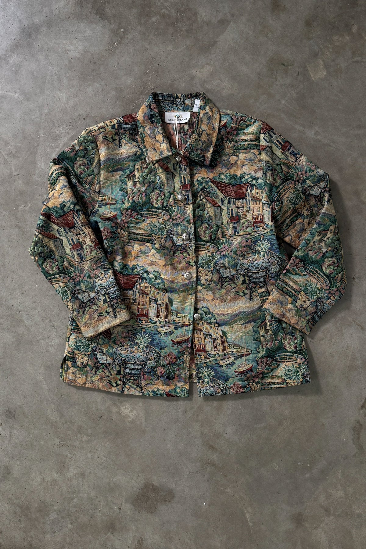 Vintage Country-Side Tapestry Jacket
