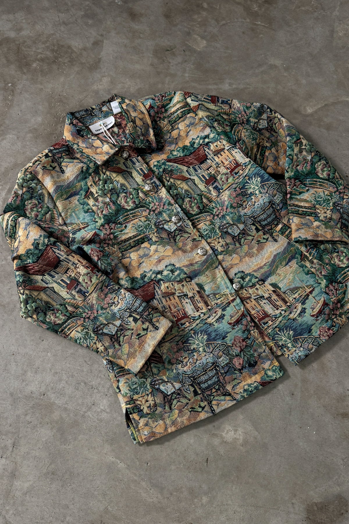 Vintage Country-Side Tapestry Jacket