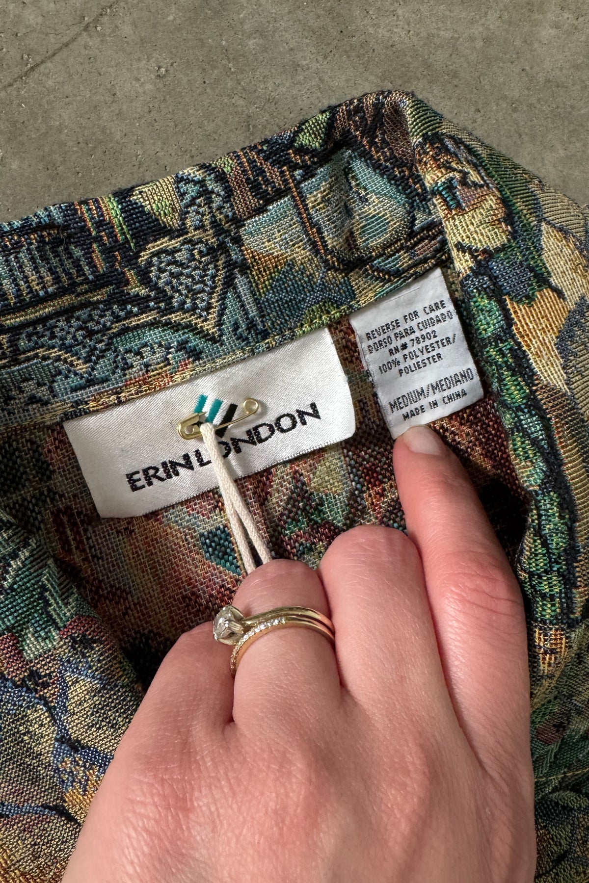 Vintage Country-Side Tapestry Jacket