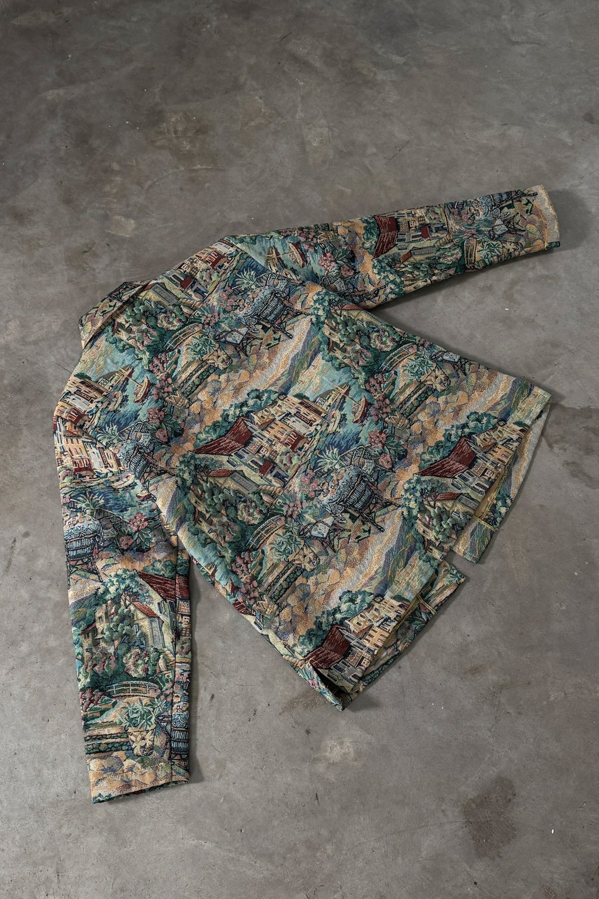 Vintage Country-Side Tapestry Jacket