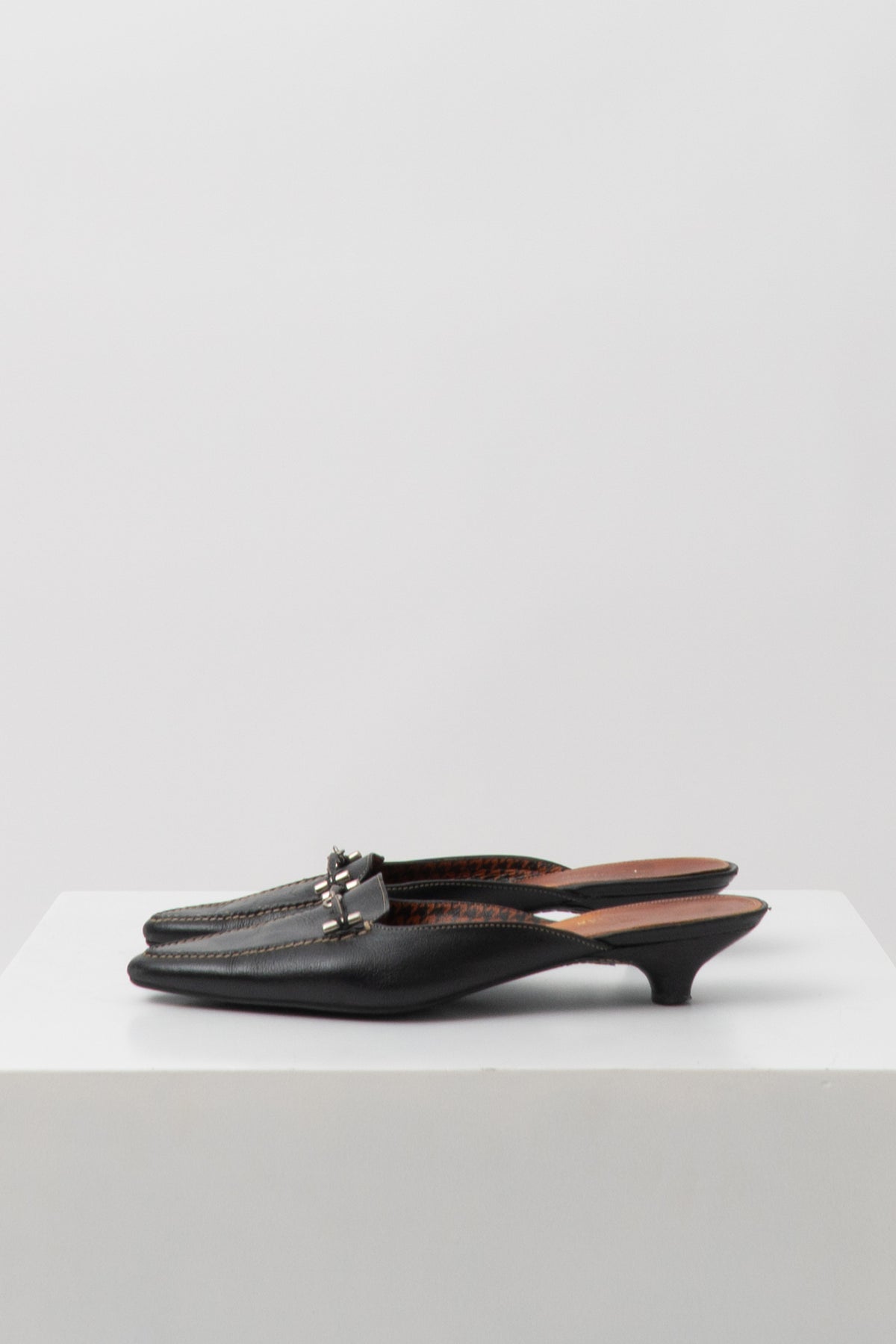 Vintage Horsebit Leather Mules
