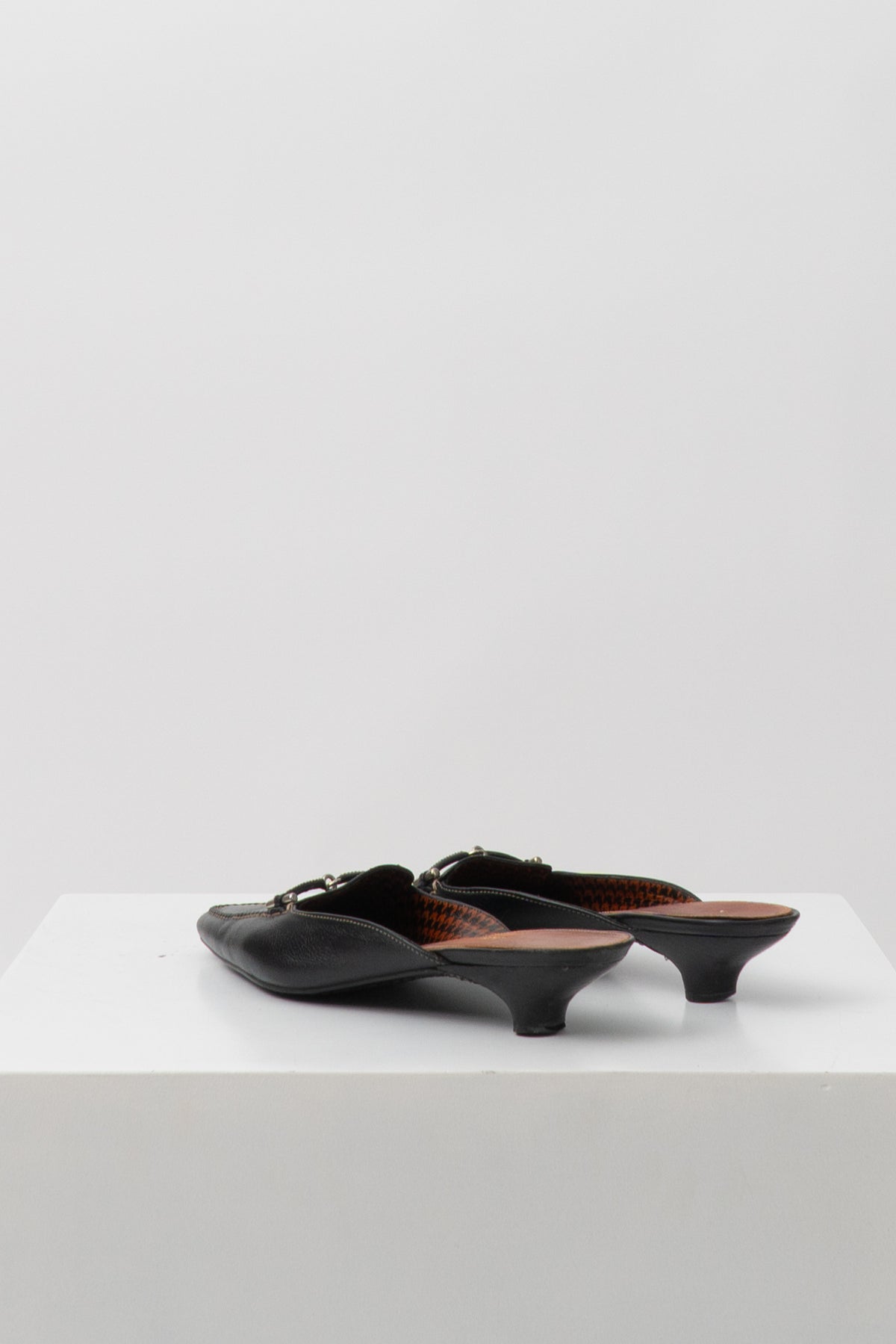 Vintage Horsebit Leather Mules