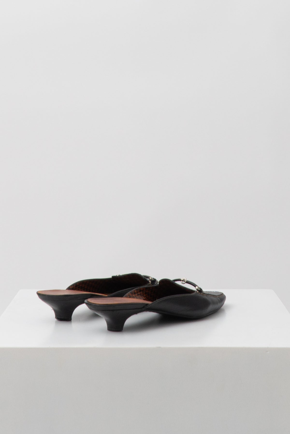 Vintage Horsebit Leather Mules