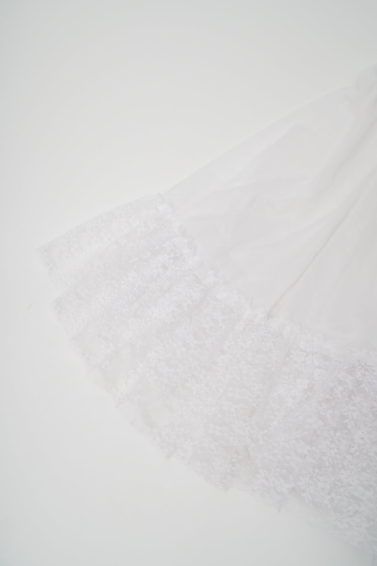 Vintage Lace Collar White Dance Midi Dress