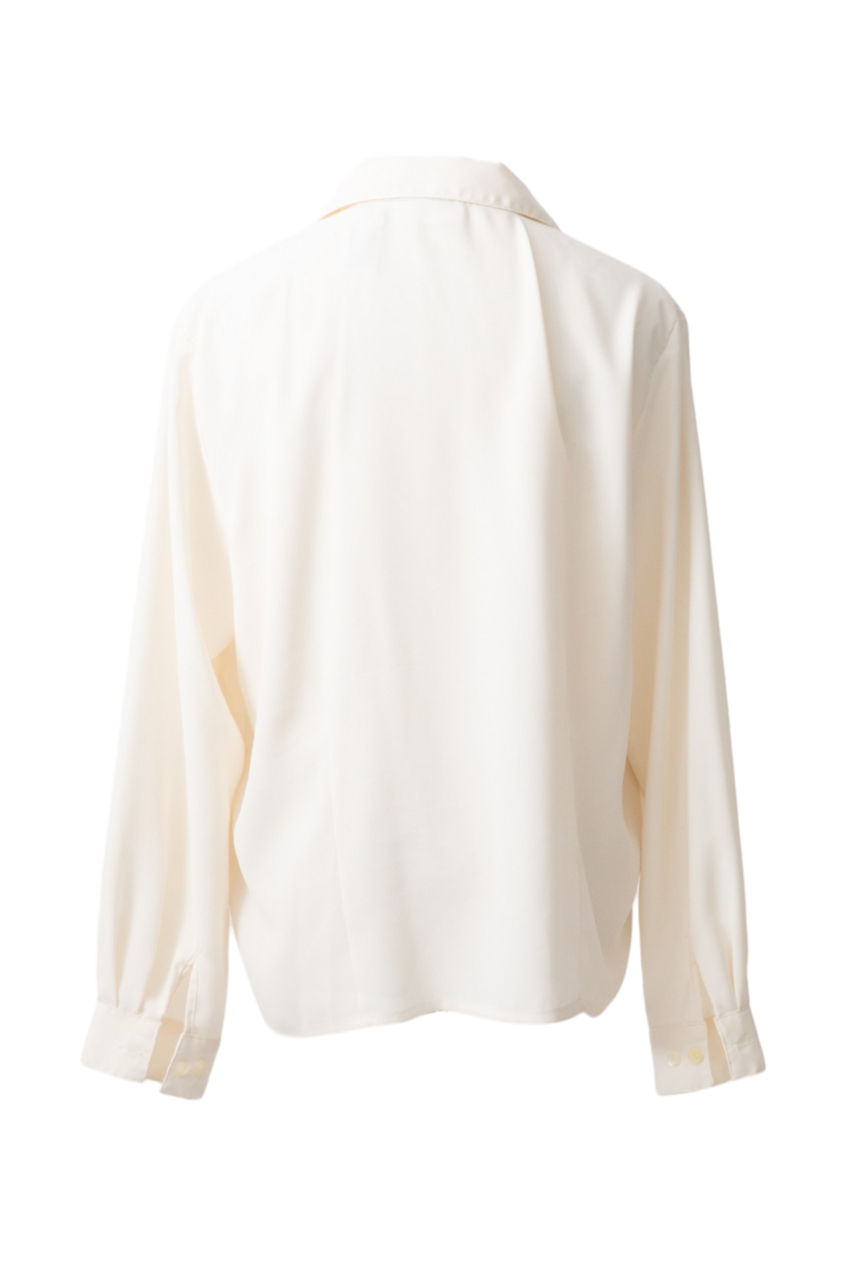 Vintage Ruffle Collar Button Up