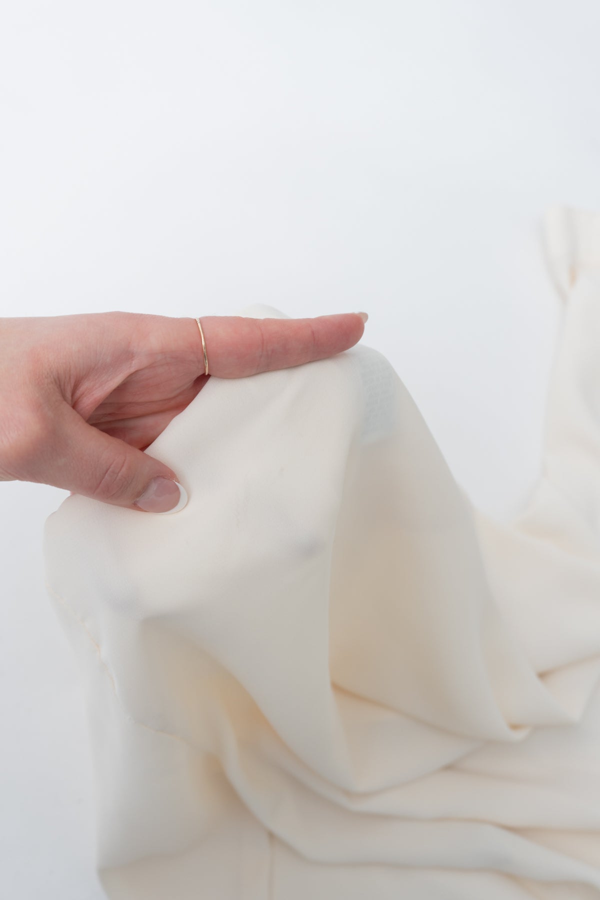 Vintage Ruffle Collar Button Up