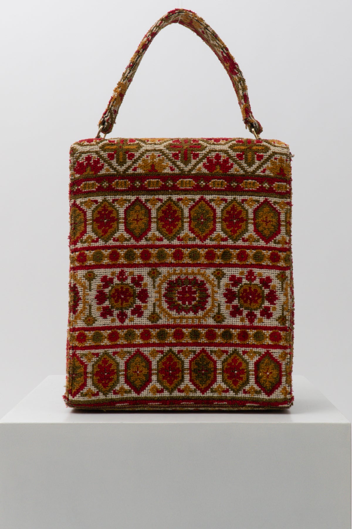 Vintage 50s Tapestry Handbag