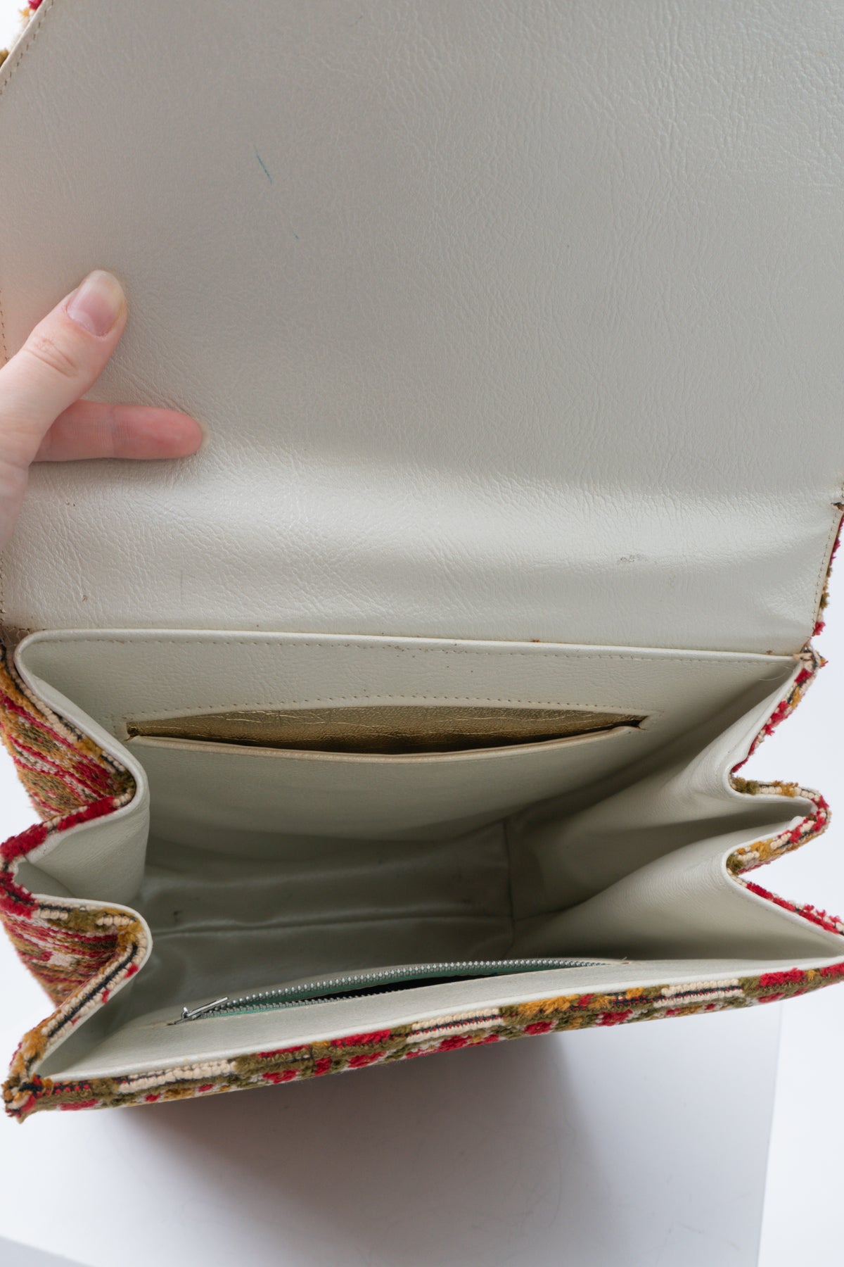 Vintage 50s Tapestry Handbag