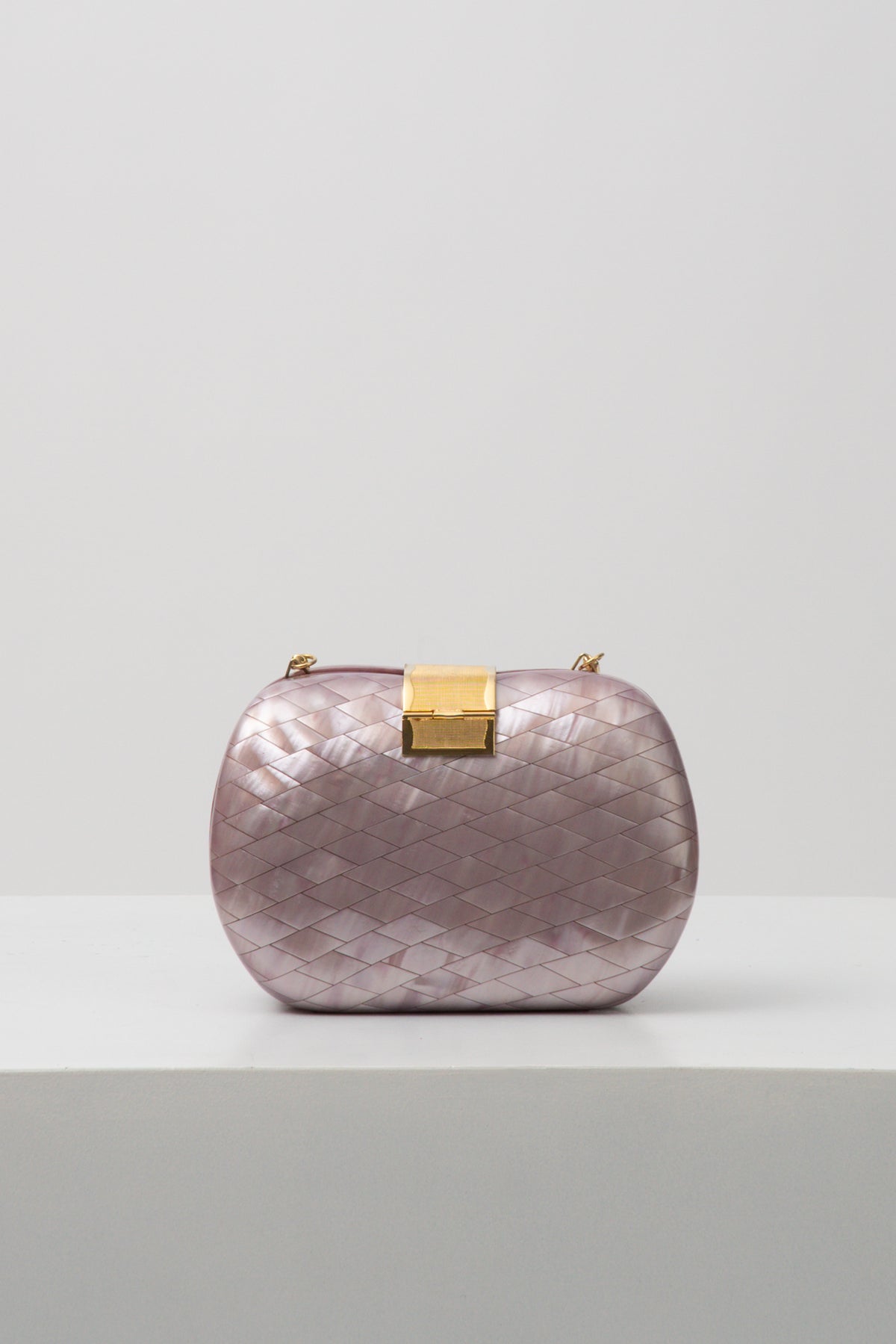 Vintage 50s/60s Purple Lucite Clutch