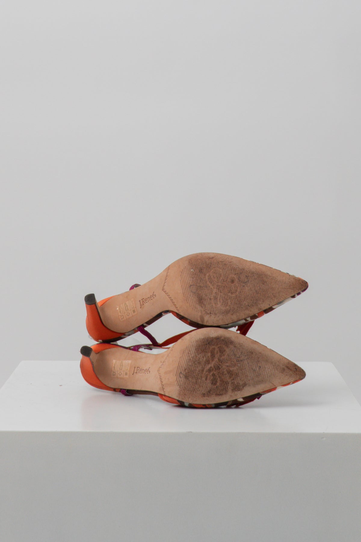 Y2K Camo Ruffle Slingbacks