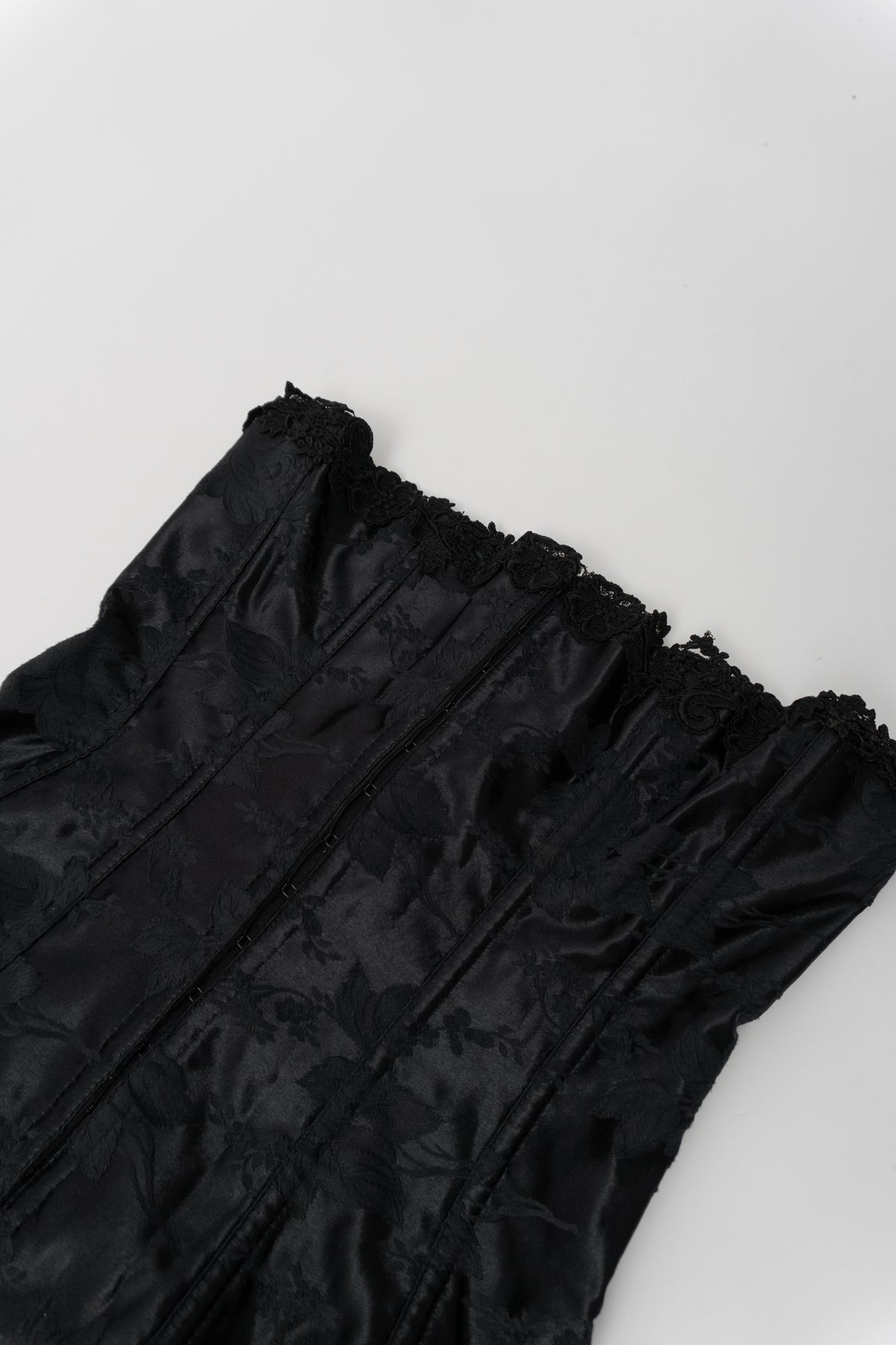 Y2K VICTORIA'S SECRET Lace Up Black Corset