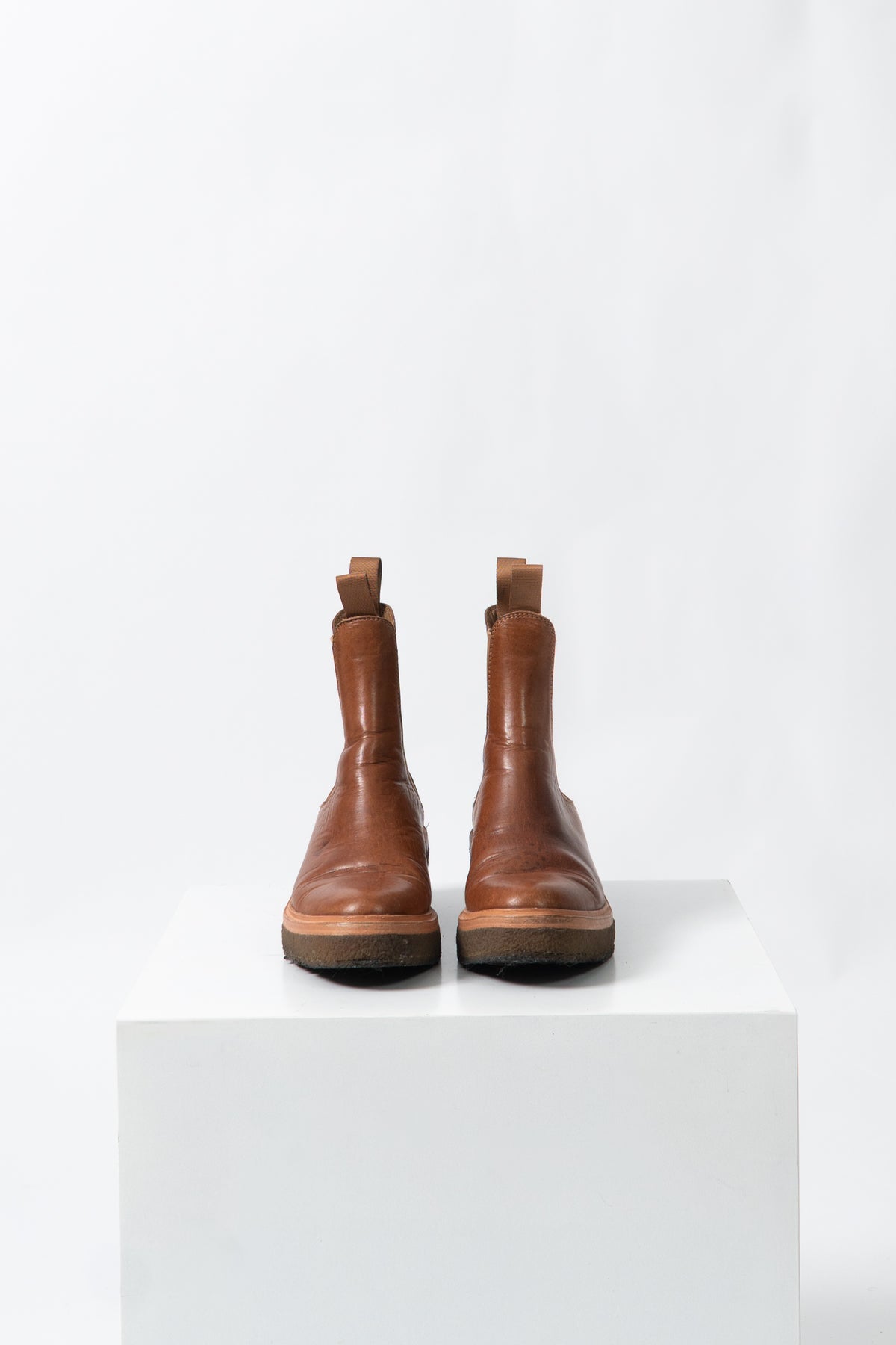 Loeffler Randall Cognac Chelsea Boots, size 9