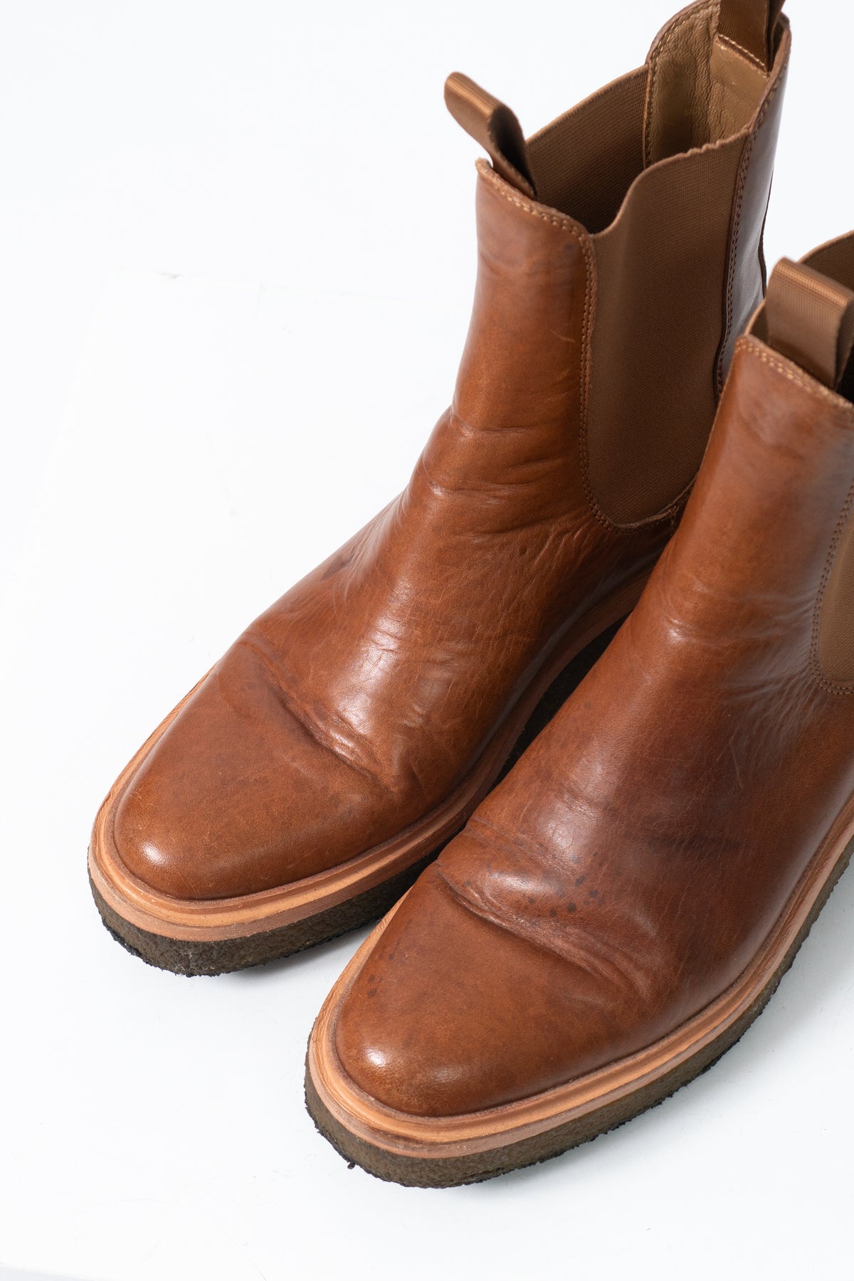 Loeffler Randall Cognac Chelsea Boots, size 9