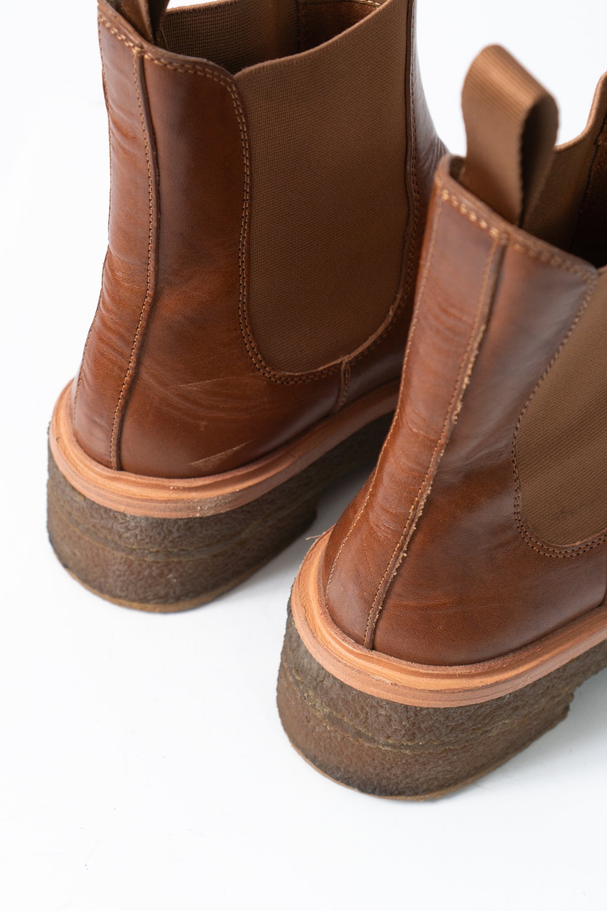 Loeffler Randall Cognac Chelsea Boots, size 9