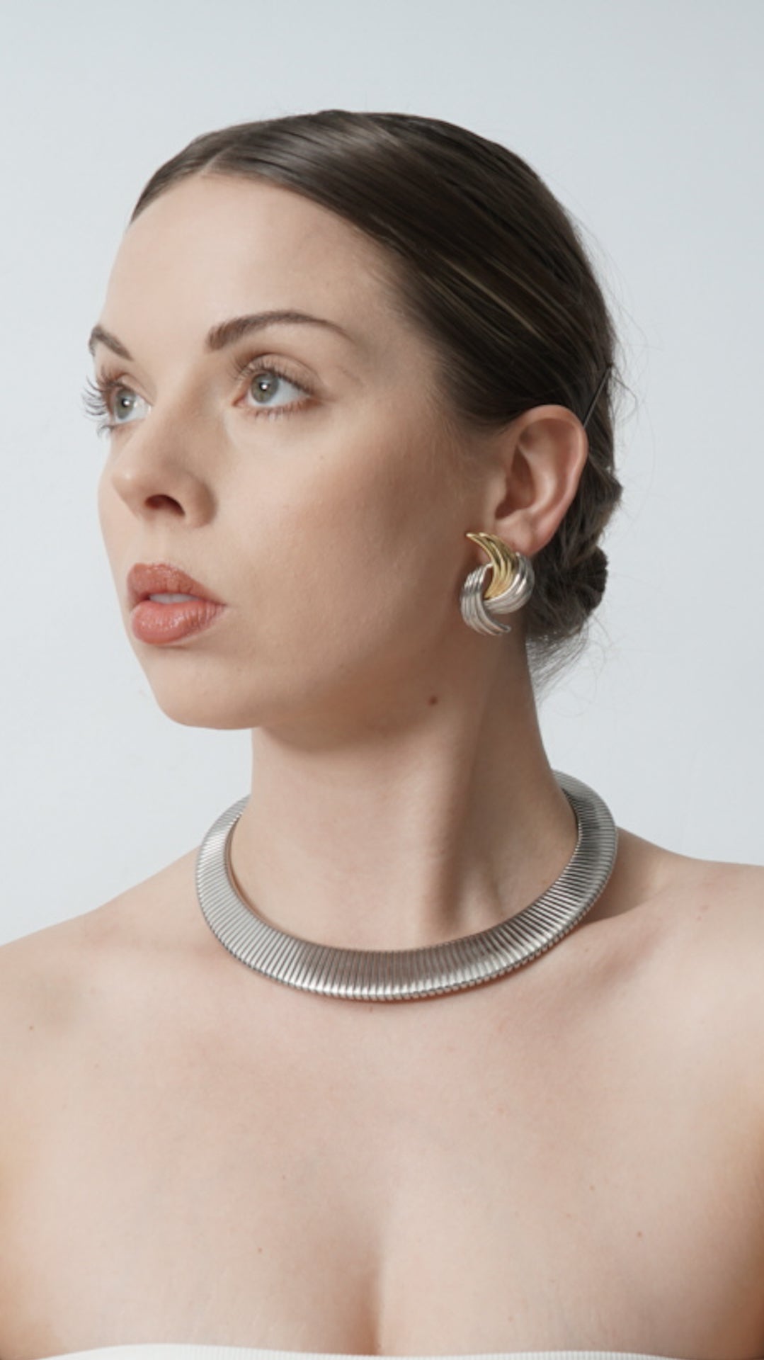 Silver Choker Necklace