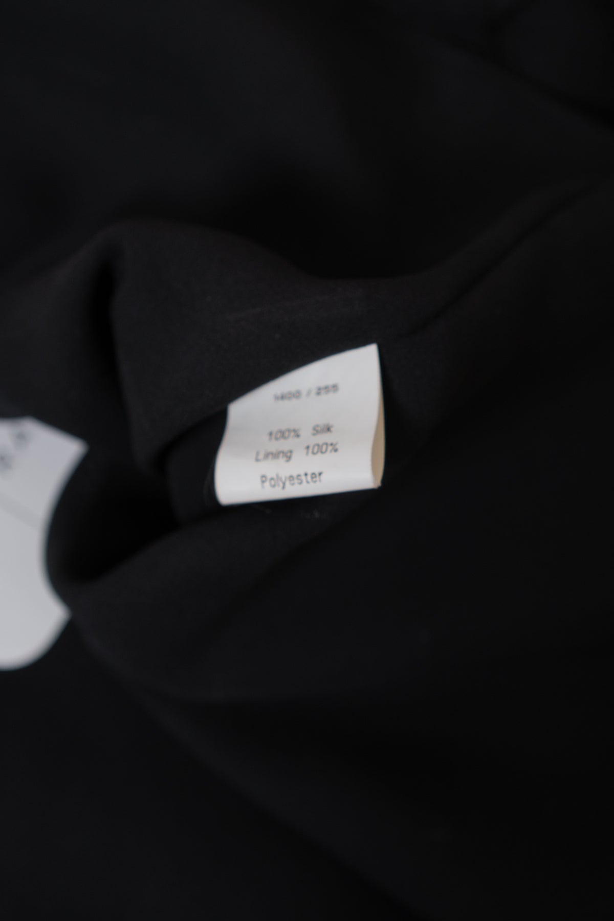 Vintage Black Silk Tiered Tank Top