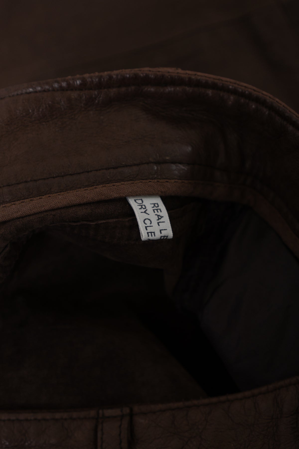 Vintage Brown Leather Hot Pants