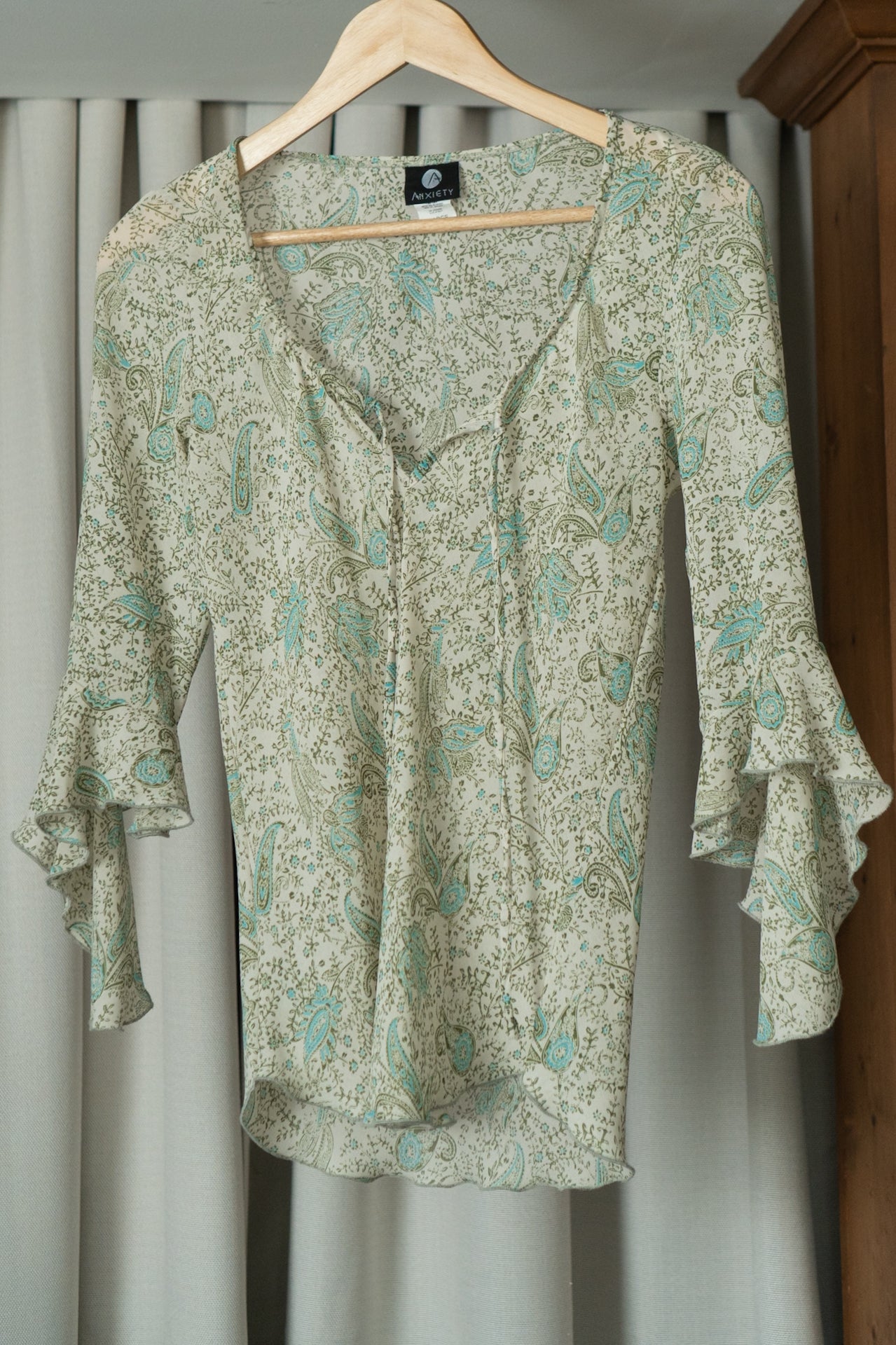 Vintage Bohemian Paisley Top
