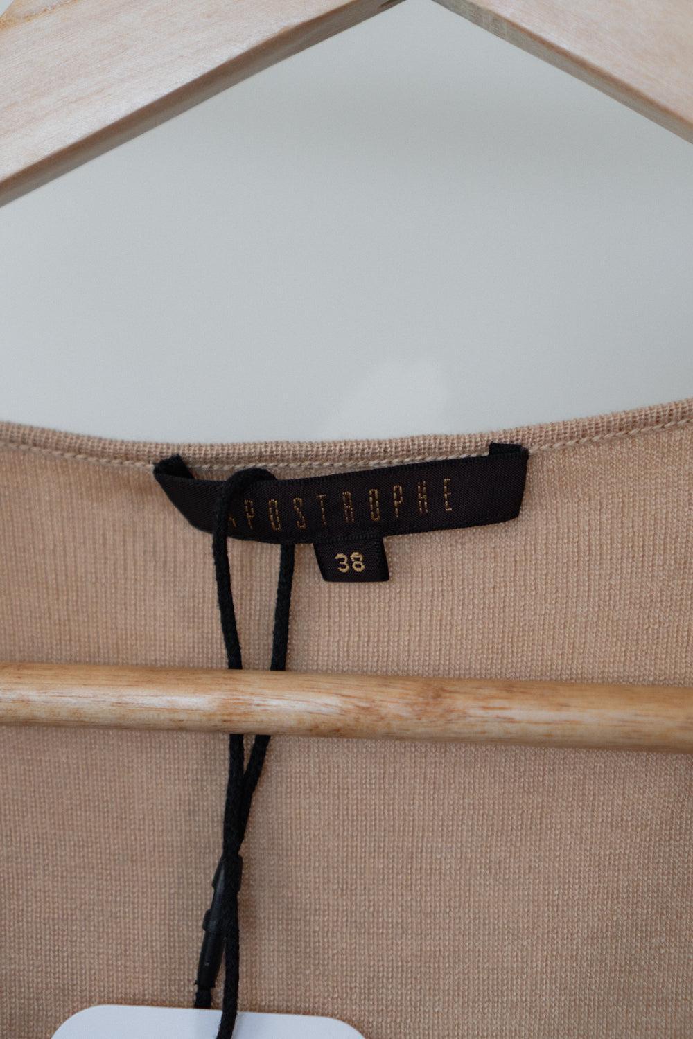 Vintage Cashmere Blend Knit Twist Tank
