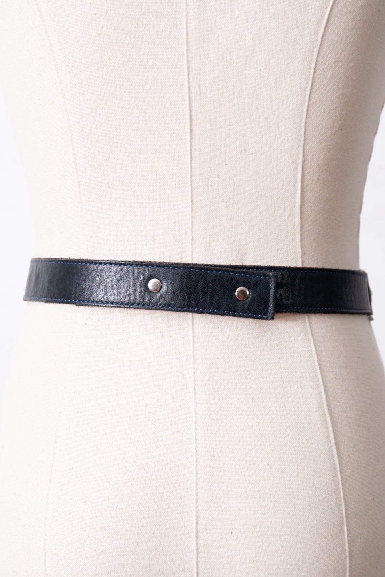 RARE Vintage Leather Western Chain Belt
