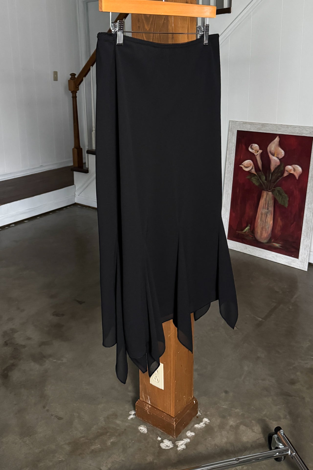 Vintage Handkerchief Hem Skirt
