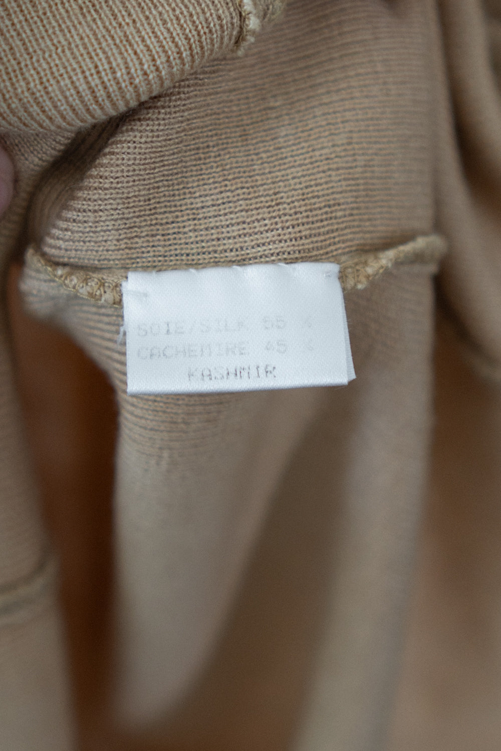 Vintage Cashmere Blend Knit Twist Tank