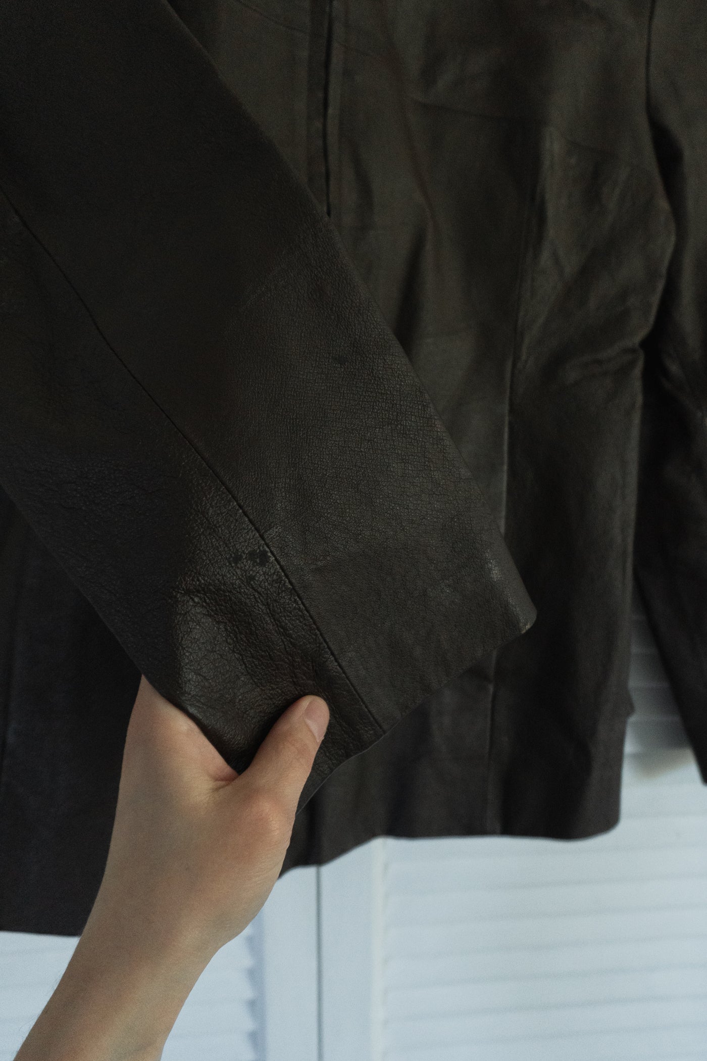 Vintage Brown Leather Jacket