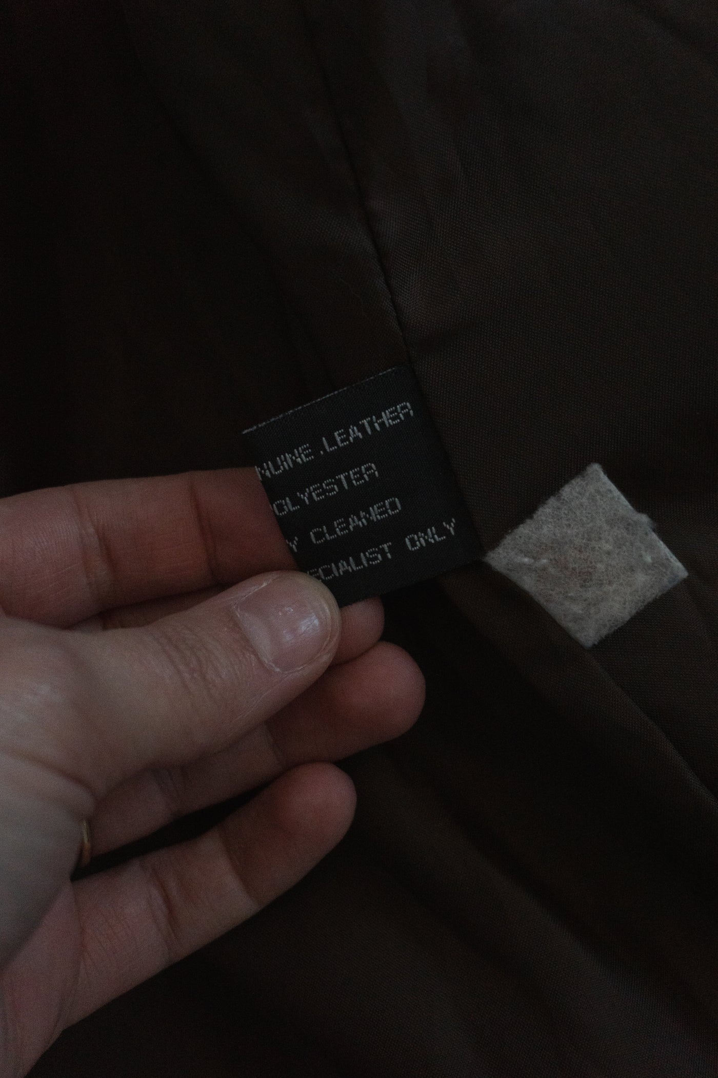 Vintage Brown Leather Jacket