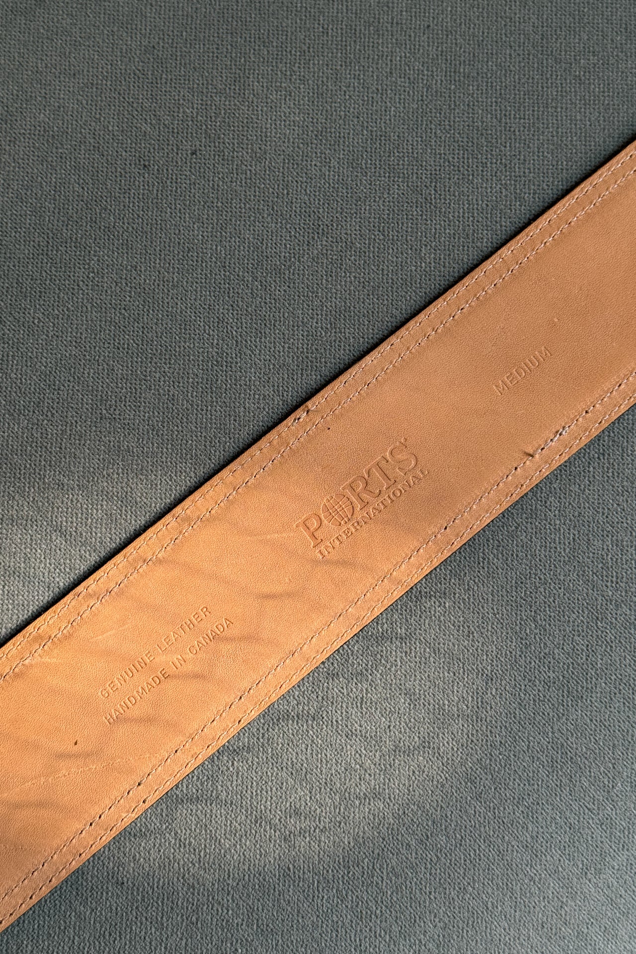 Vintage Green Embossed Belt