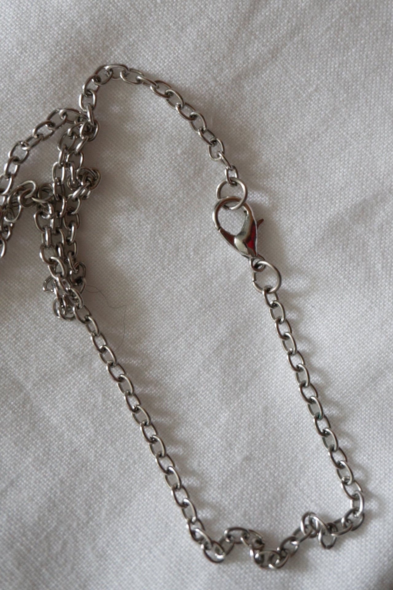 Vintage MOP Spiral Pendant Sterling Silver Necklace