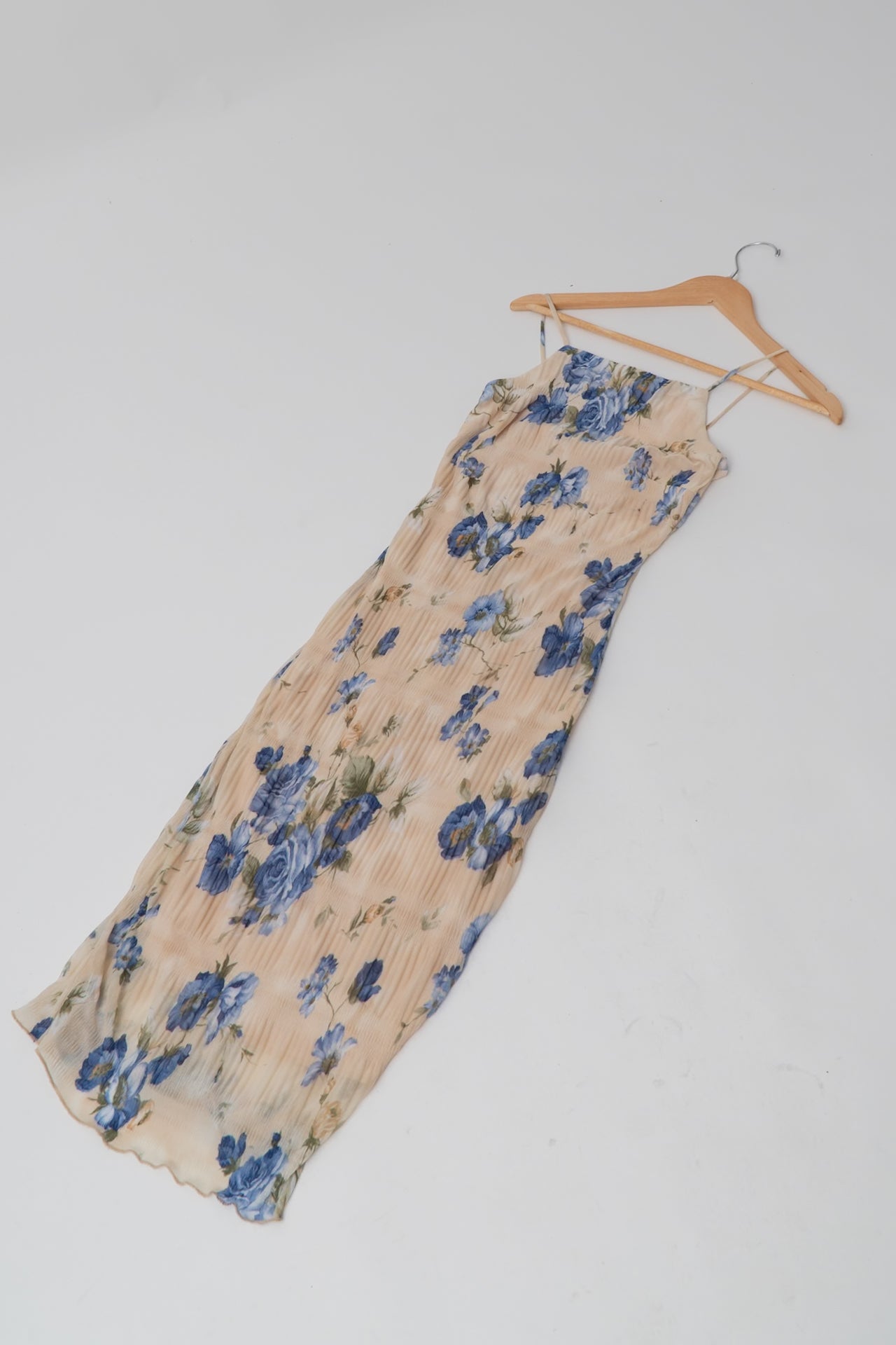 Vintage 90s Ruched Floral Mini Dress