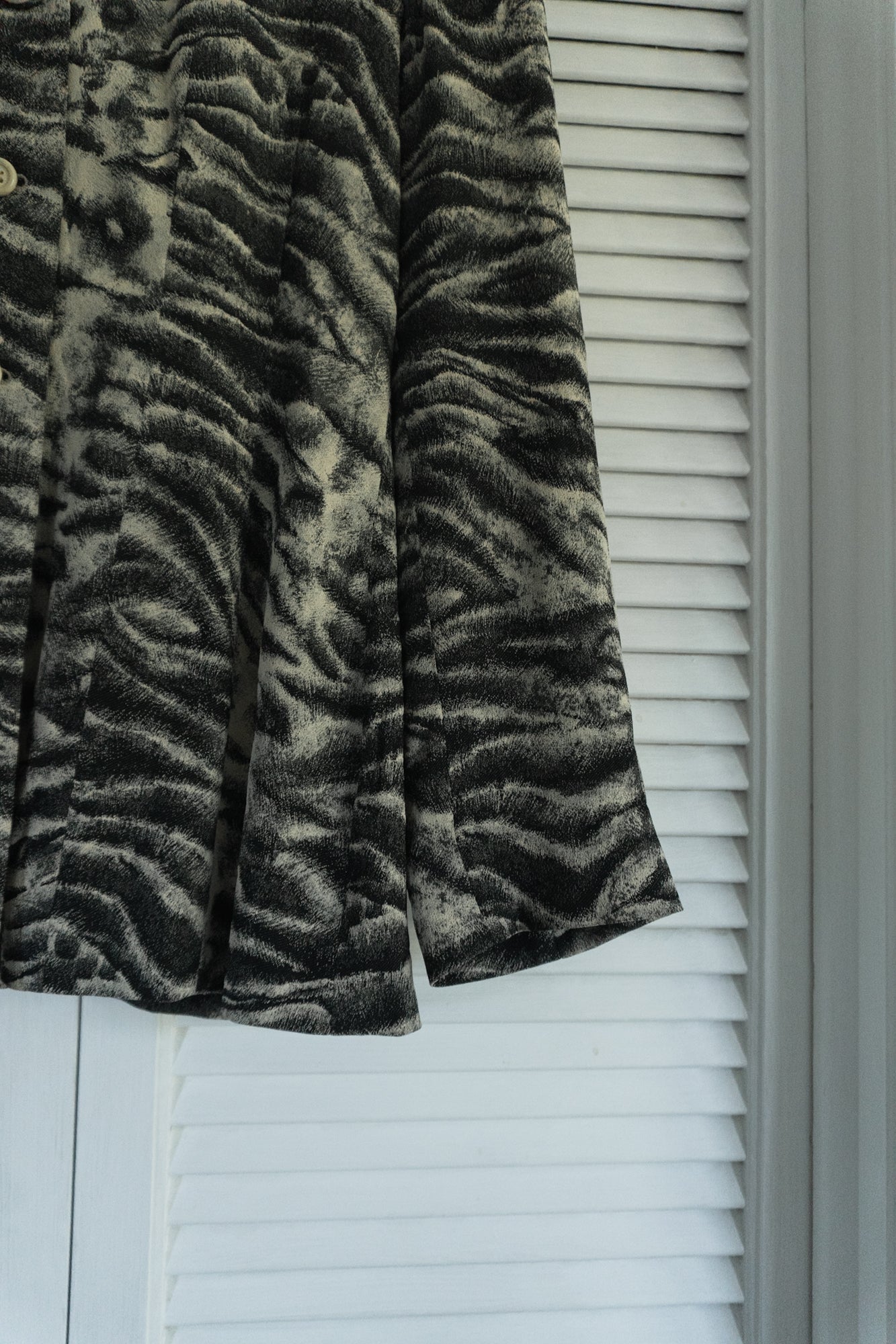 Vintage Animal Print Blazer