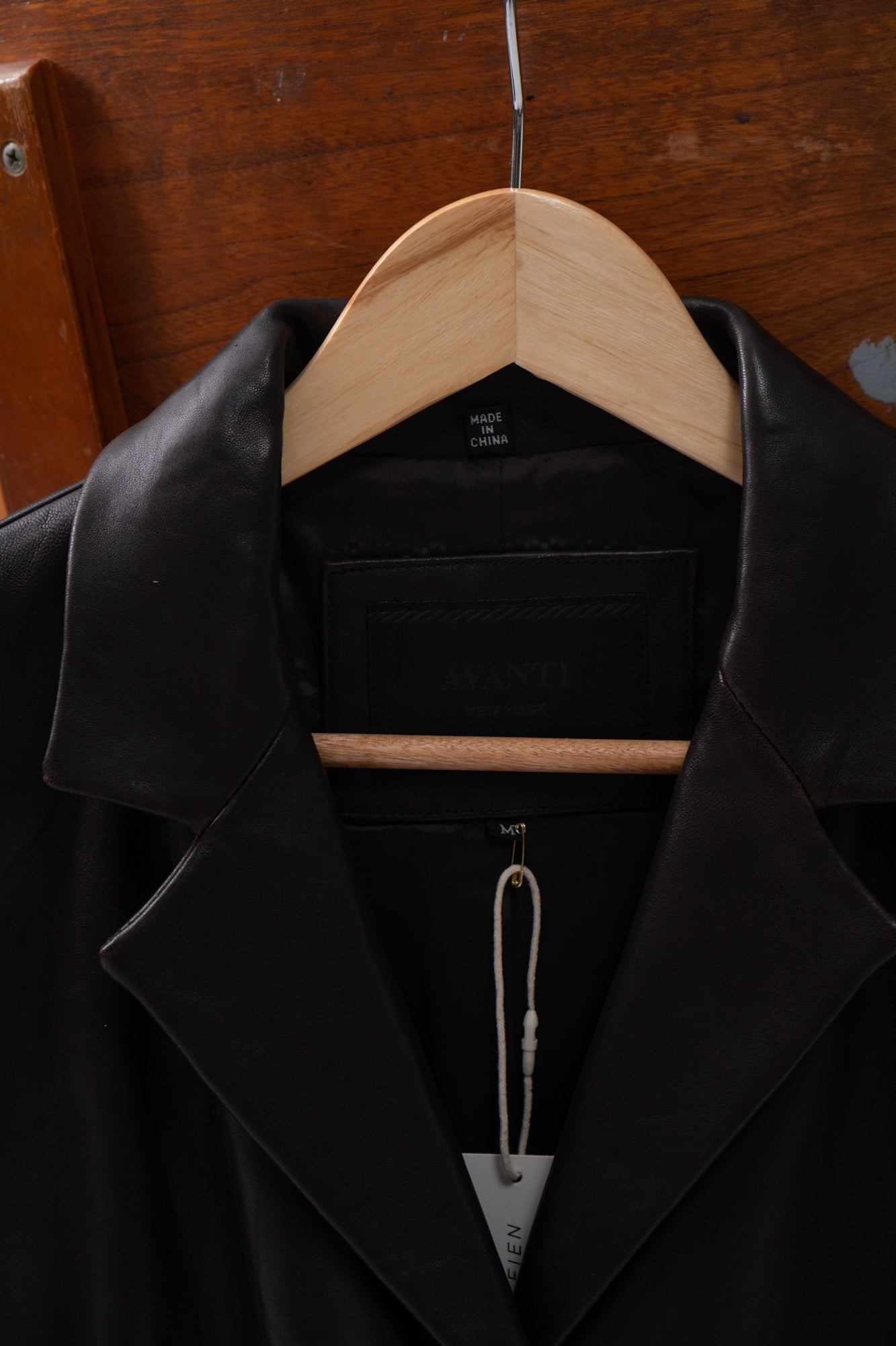 Vintage Brown Supple Leather Blazer Jacket