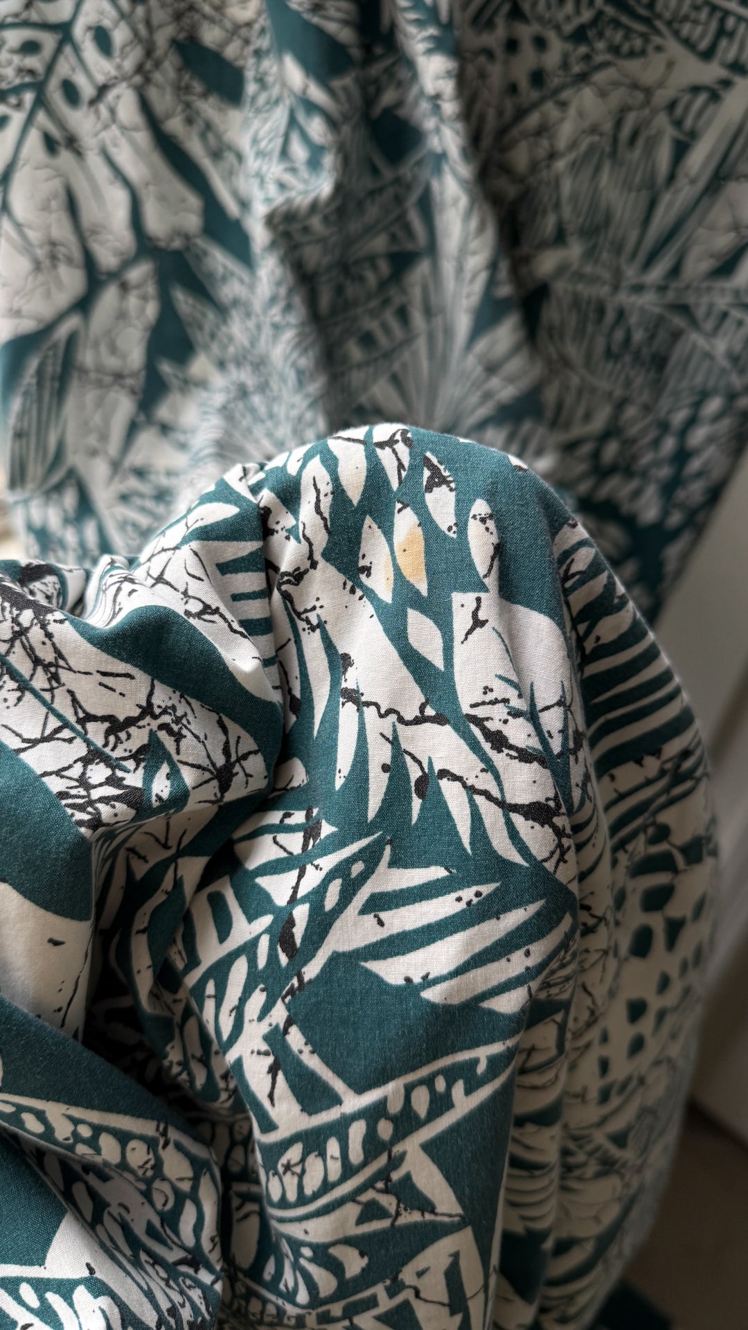 Vintage Green Botanical Dress