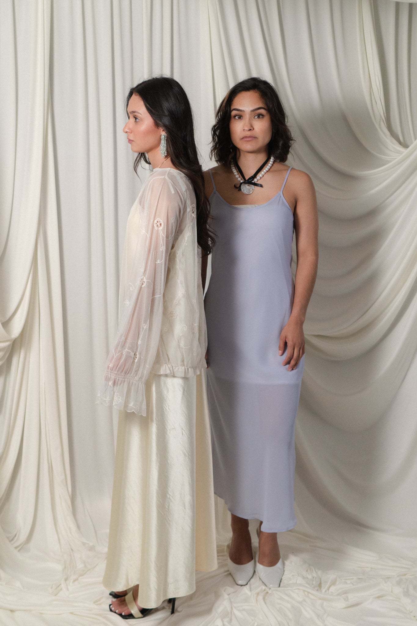 Y2K Butter Yellow Satin Slip Dress