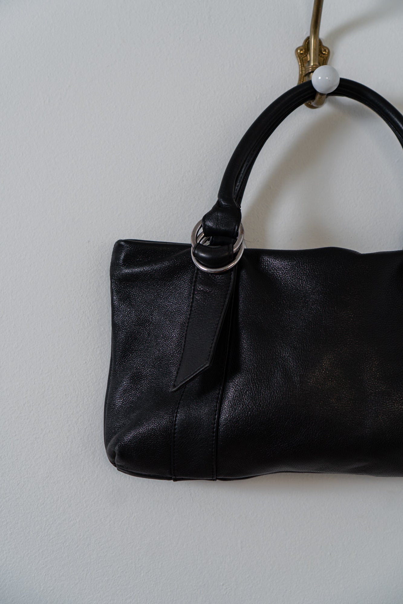 Y2K Express Leather Shoulder Bag