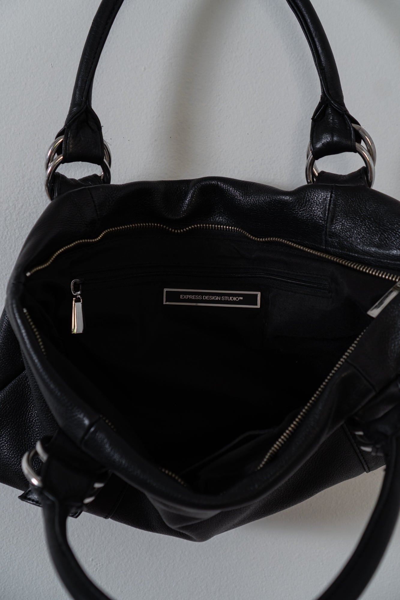 Y2K Express Leather Shoulder Bag