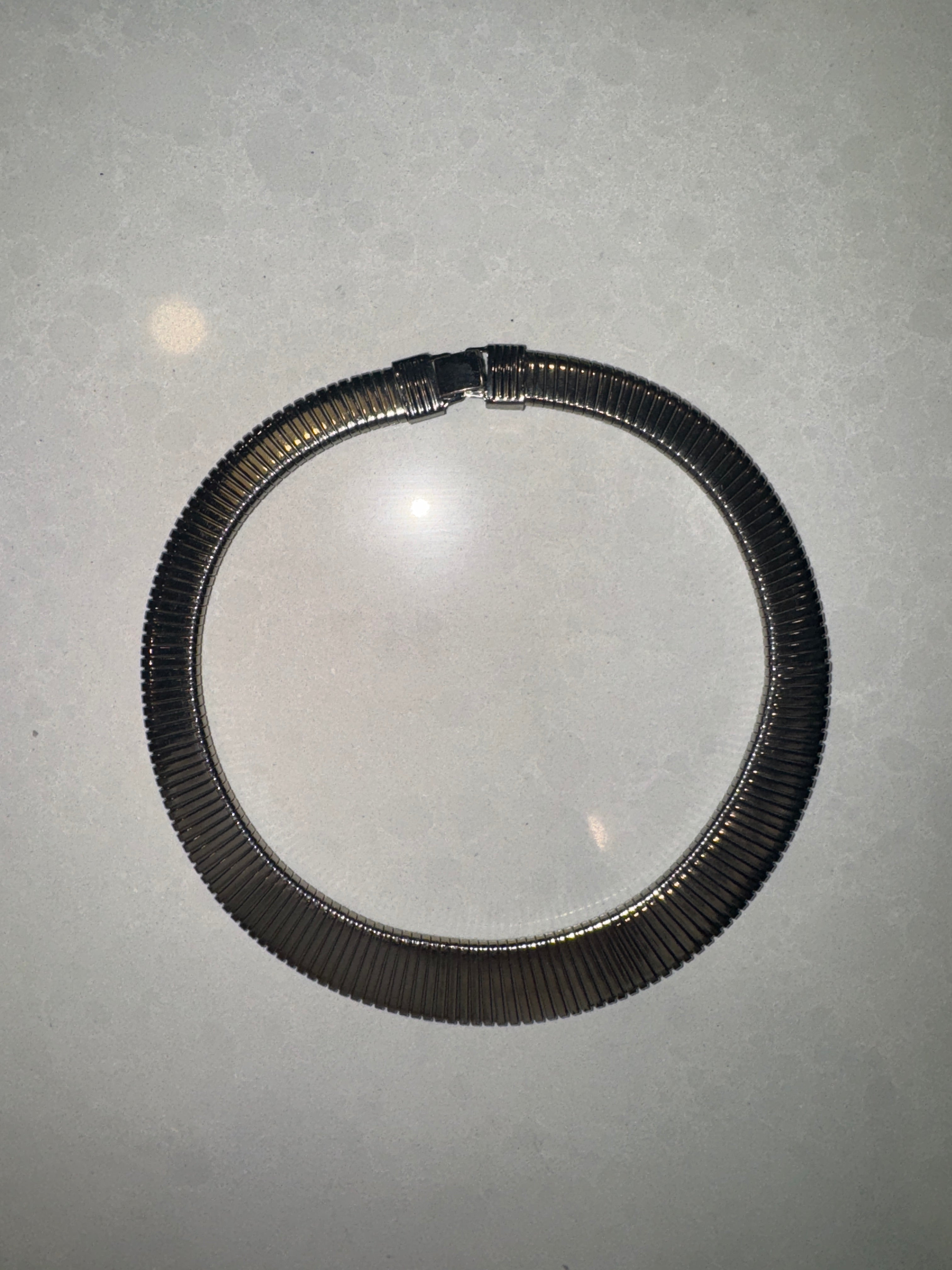 Silver Choker Necklace