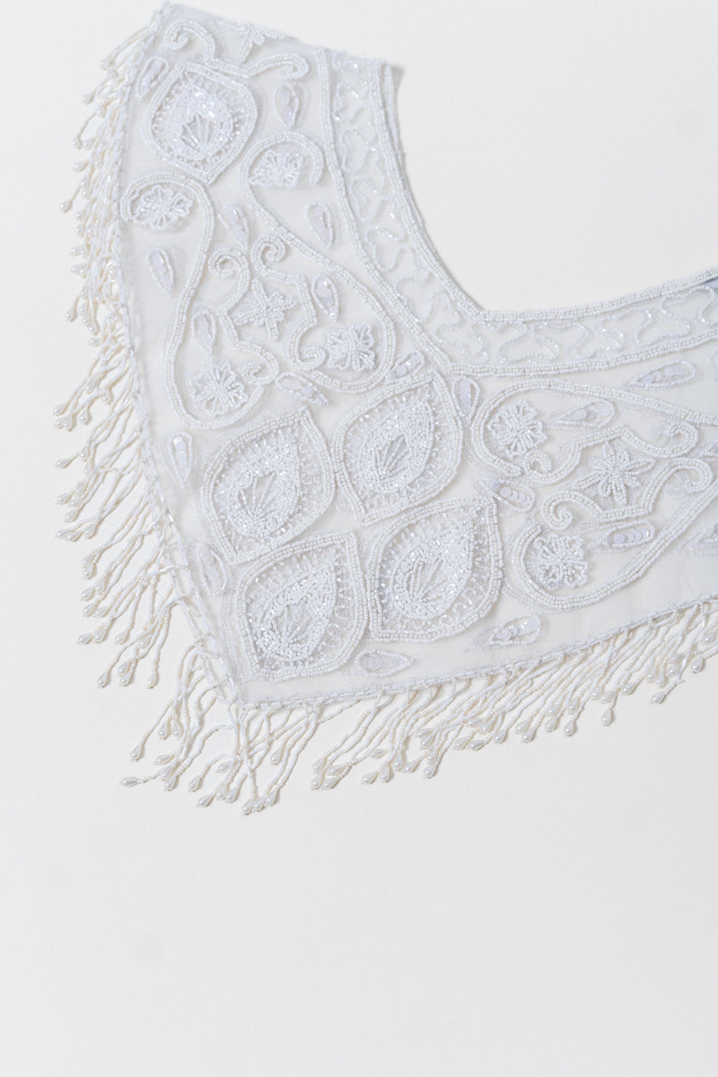 Vintage Hand Beaded Capelet