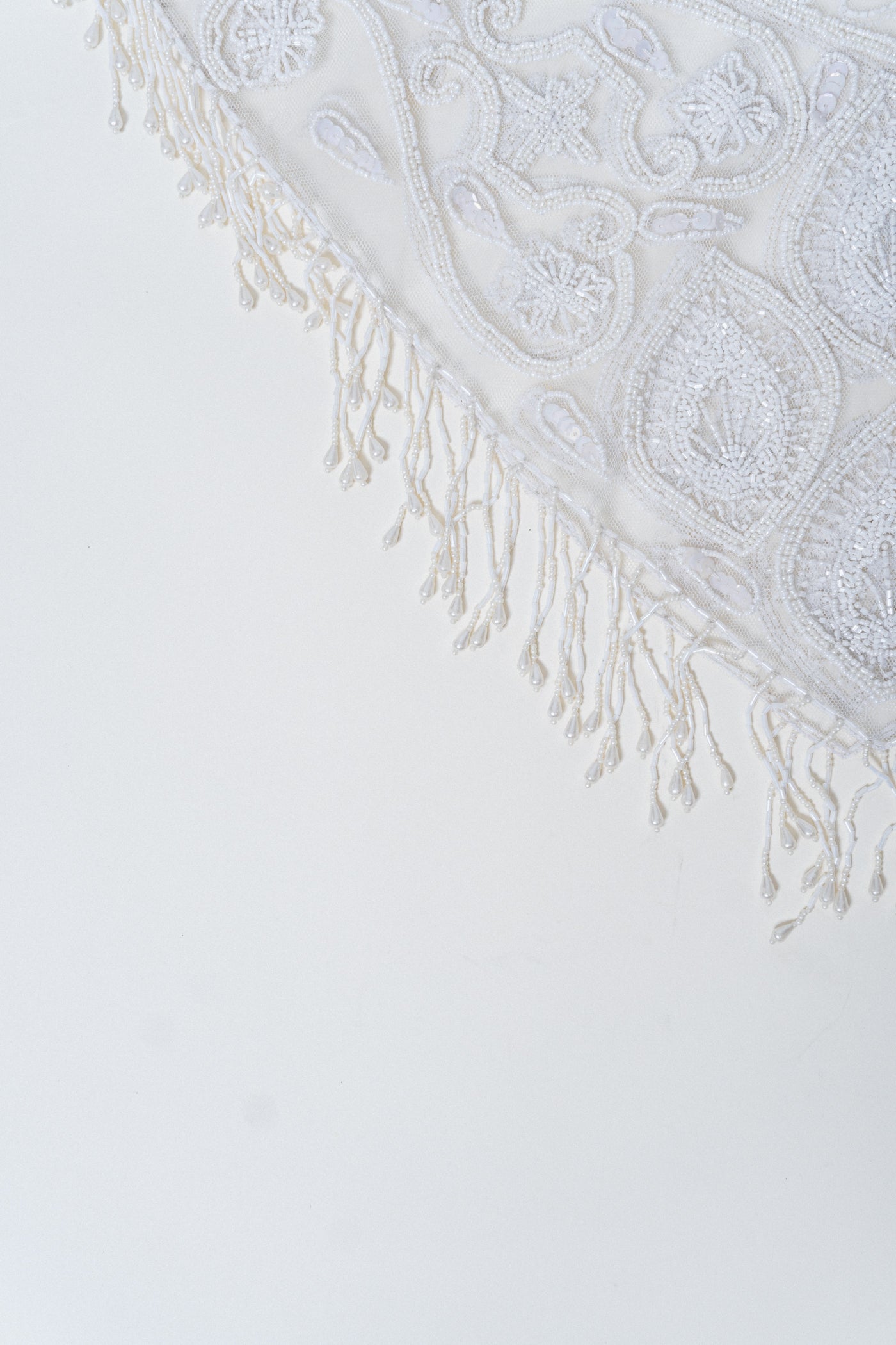 Vintage Hand Beaded Capelet