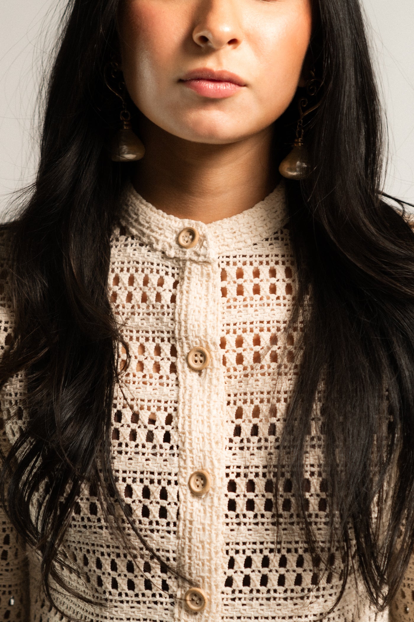 Vintage Crochet Cardigan Jacket