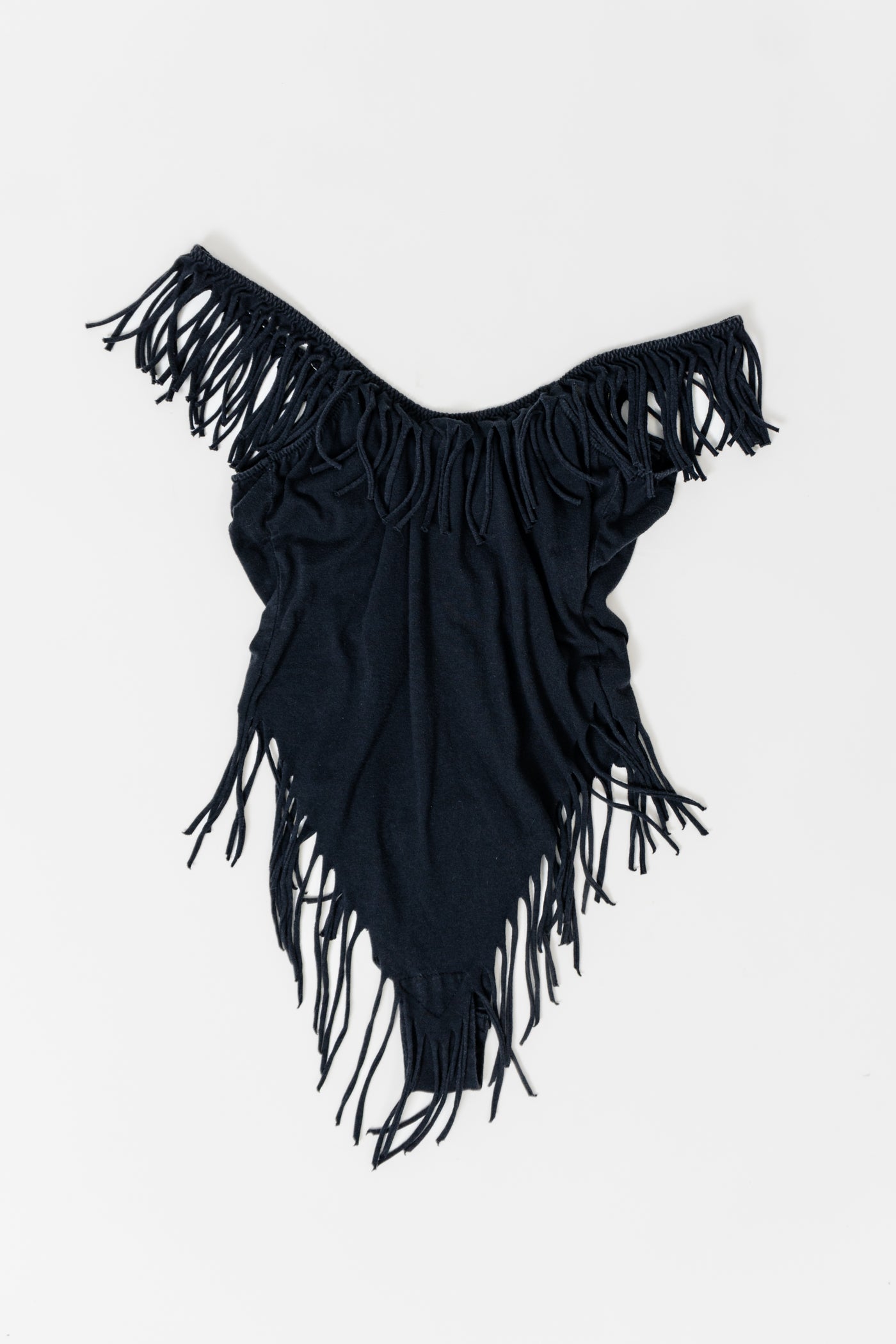 RARE Vintage 80s Fredericks of Hollywood Fringe Bodysuit