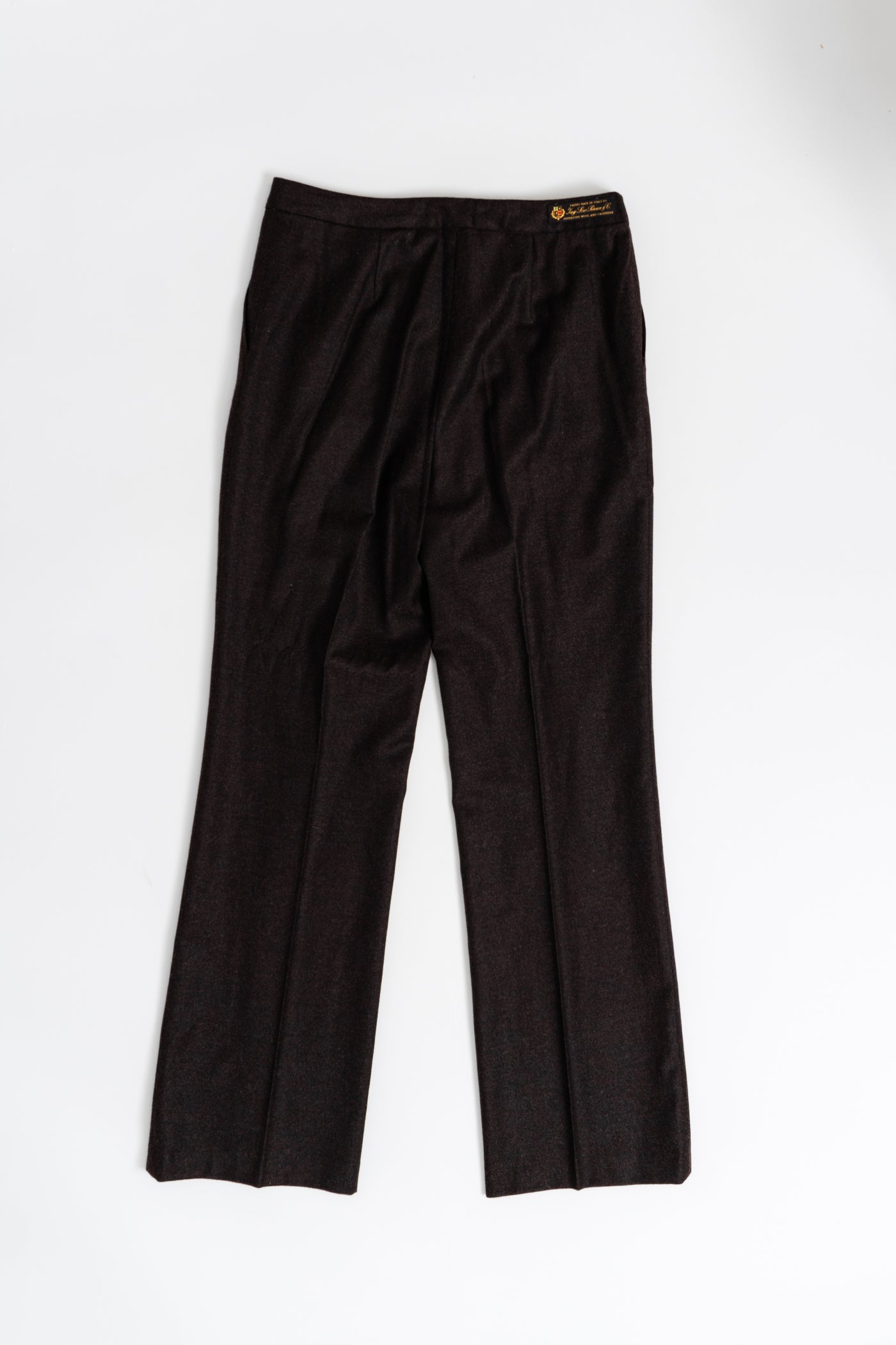 Vintage Loro Piana Brown Wool & Cashmere Trousers