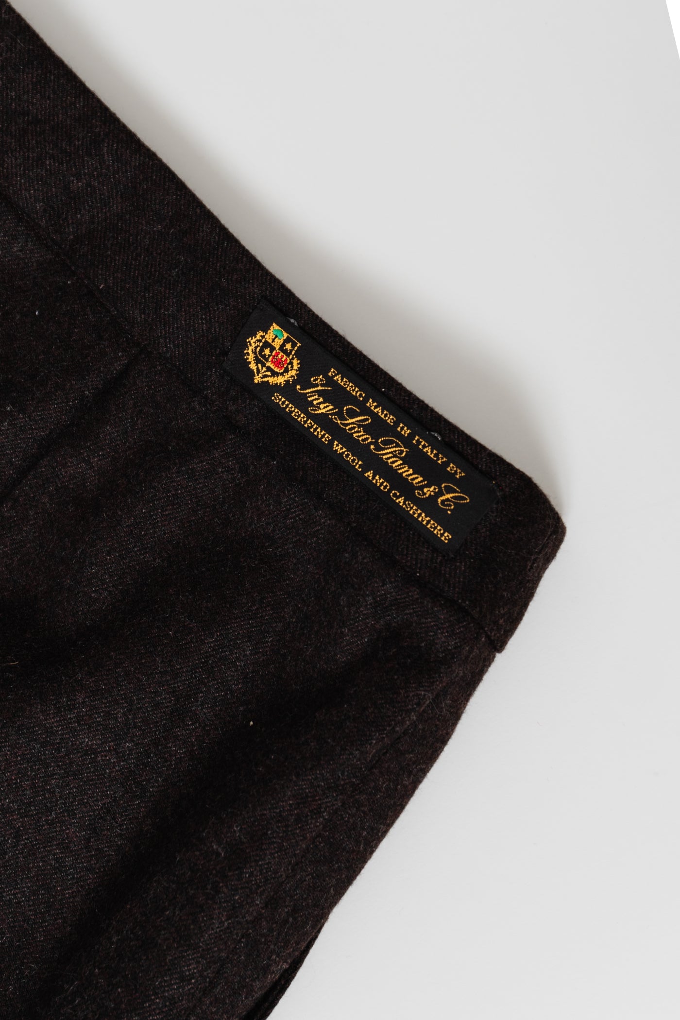 Vintage Loro Piana Brown Wool & Cashmere Trousers