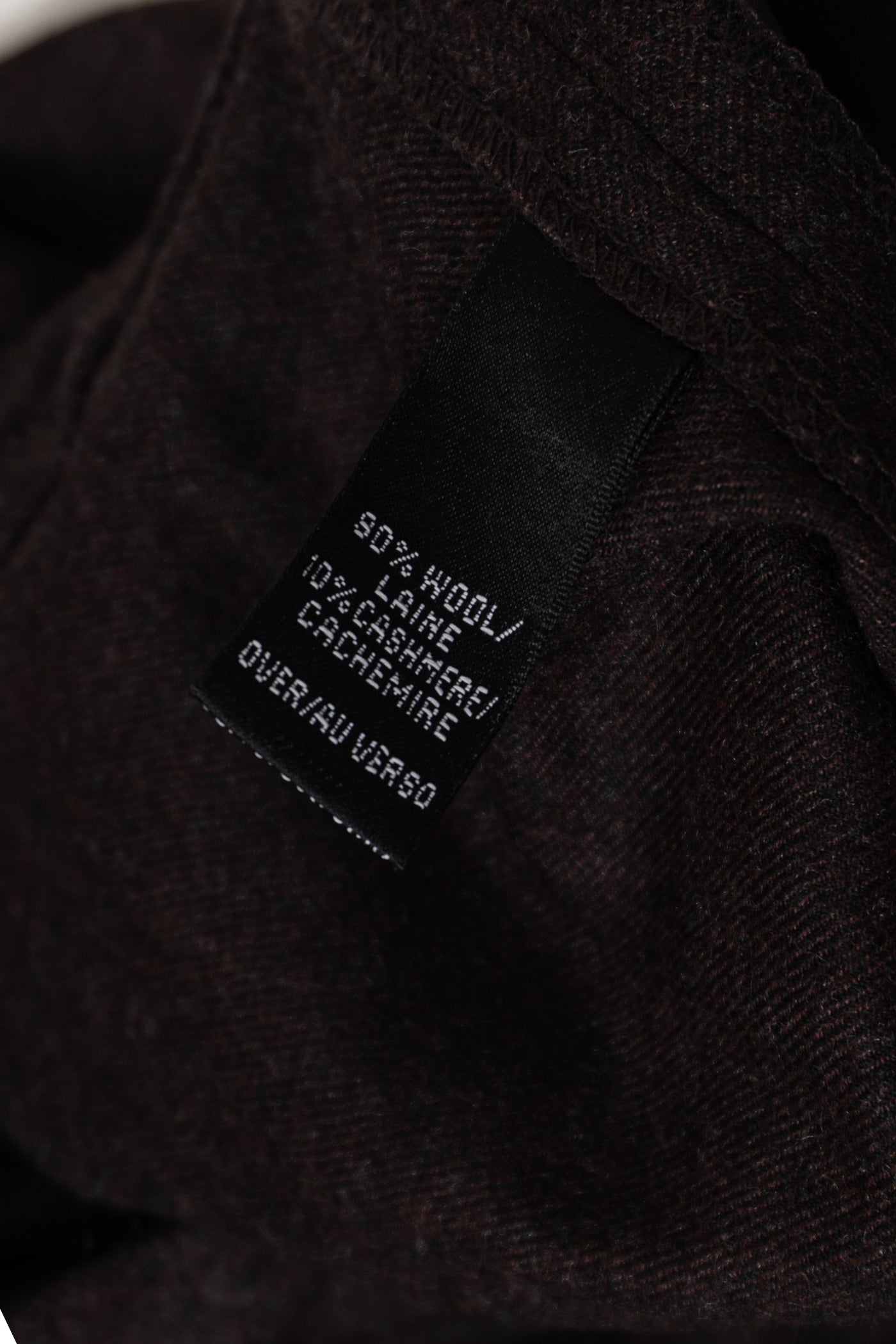 Vintage Loro Piana Brown Wool & Cashmere Trousers