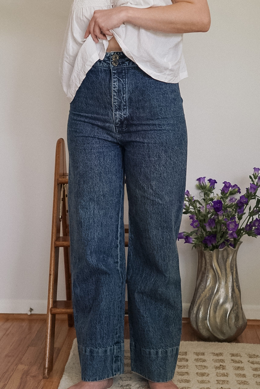 MODERN Maria Stanley High Waisted Hank Organic Denim Pant
